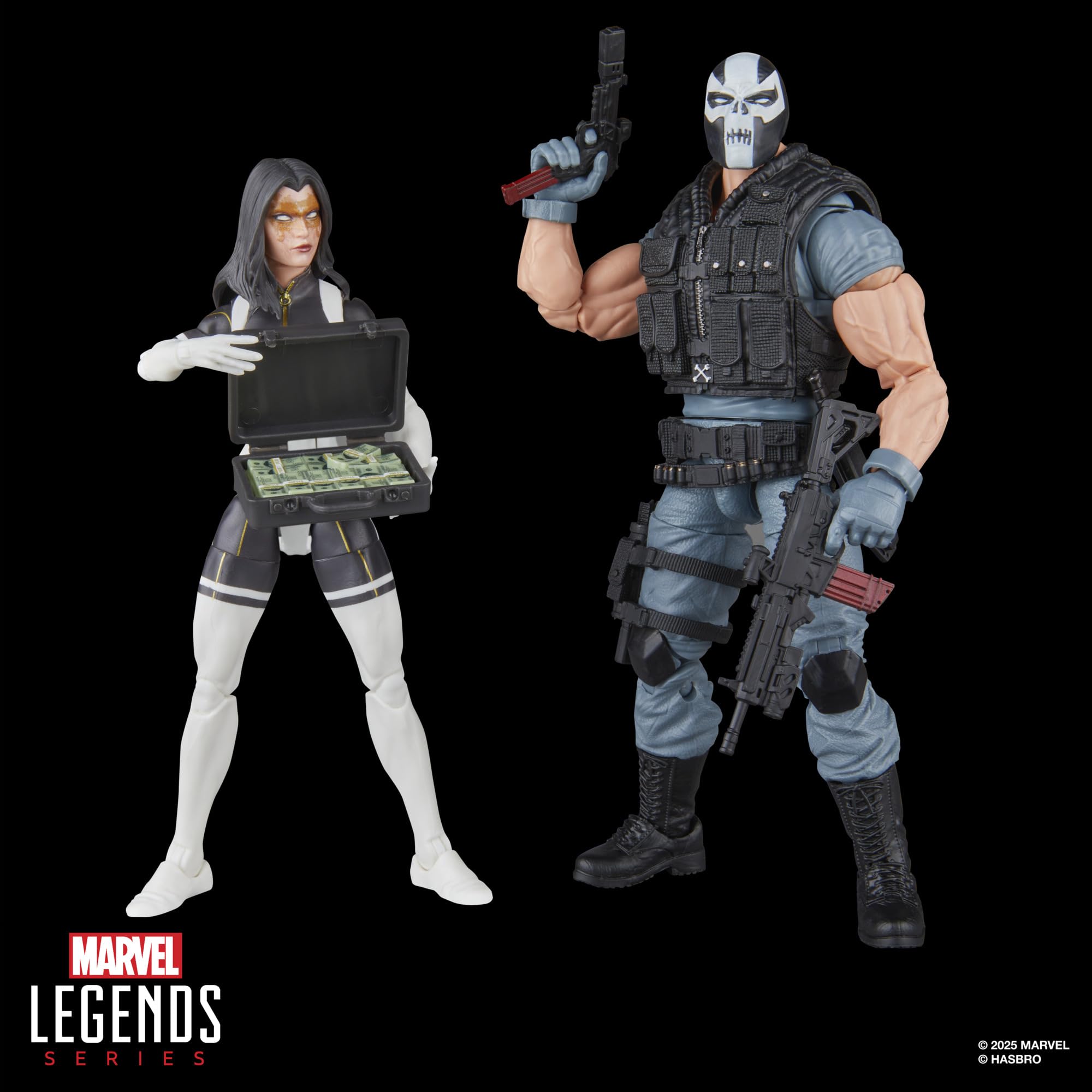 Marvel Legends Madame Masque and Crossbones Action Figures - 15cm Scale, 18 Accessories 7
