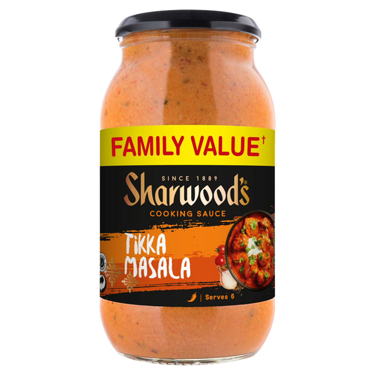 Sharwood's Tikka Masala Curry Sauce - 720 g Family Jar