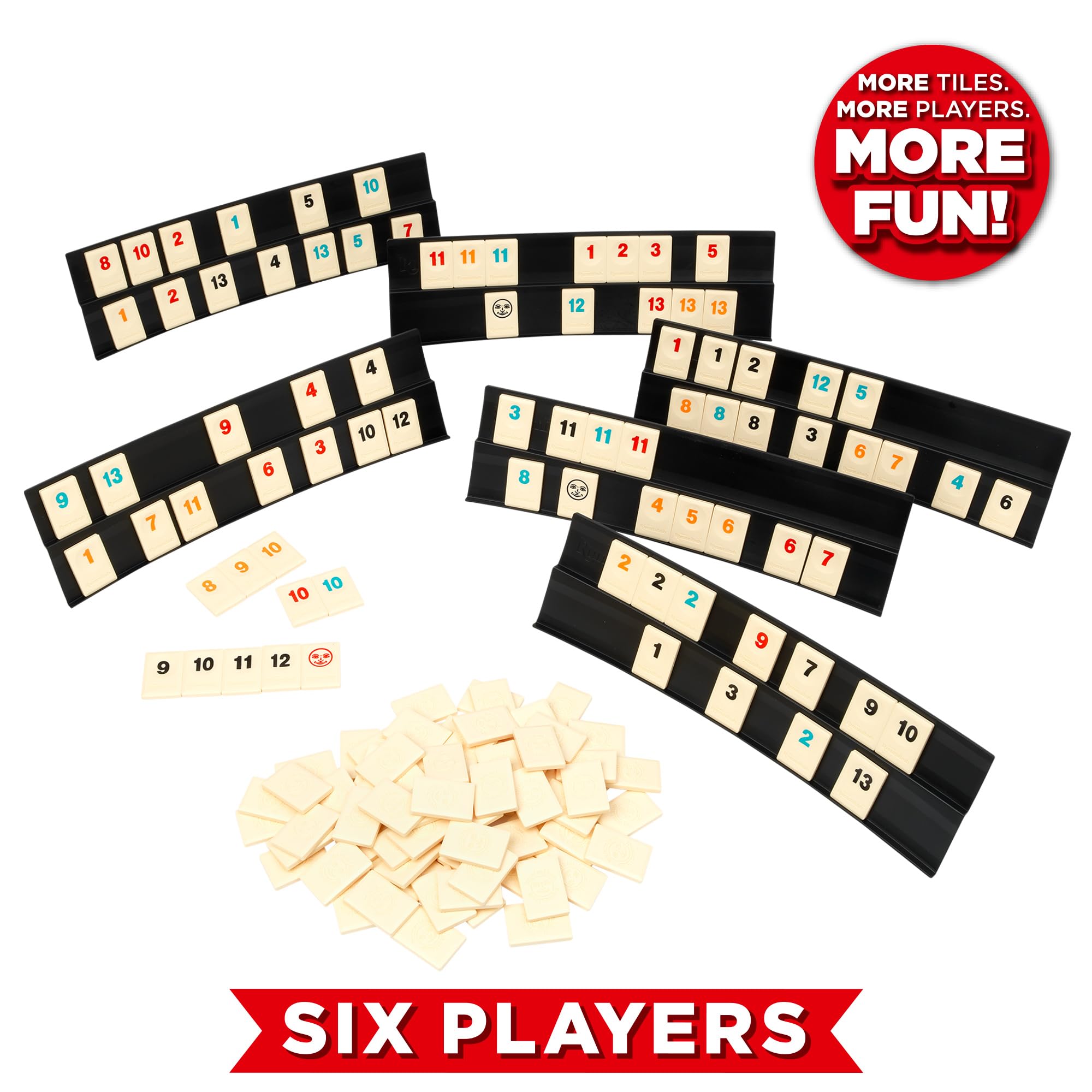 Ideal Rummikub Six Players Edition Family Board Game 3