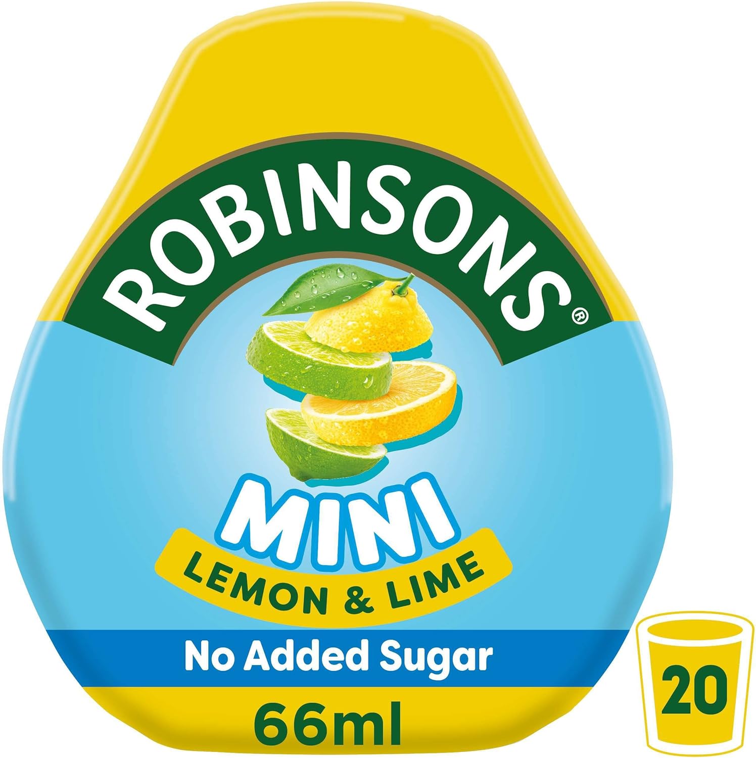 Robinsons Mini – Ohne Zuckerzusatz – Kalorienarm – Zitronen- und Limetten-Fruchtsaftkonzentrat – Ergibt 20 Getränke 3