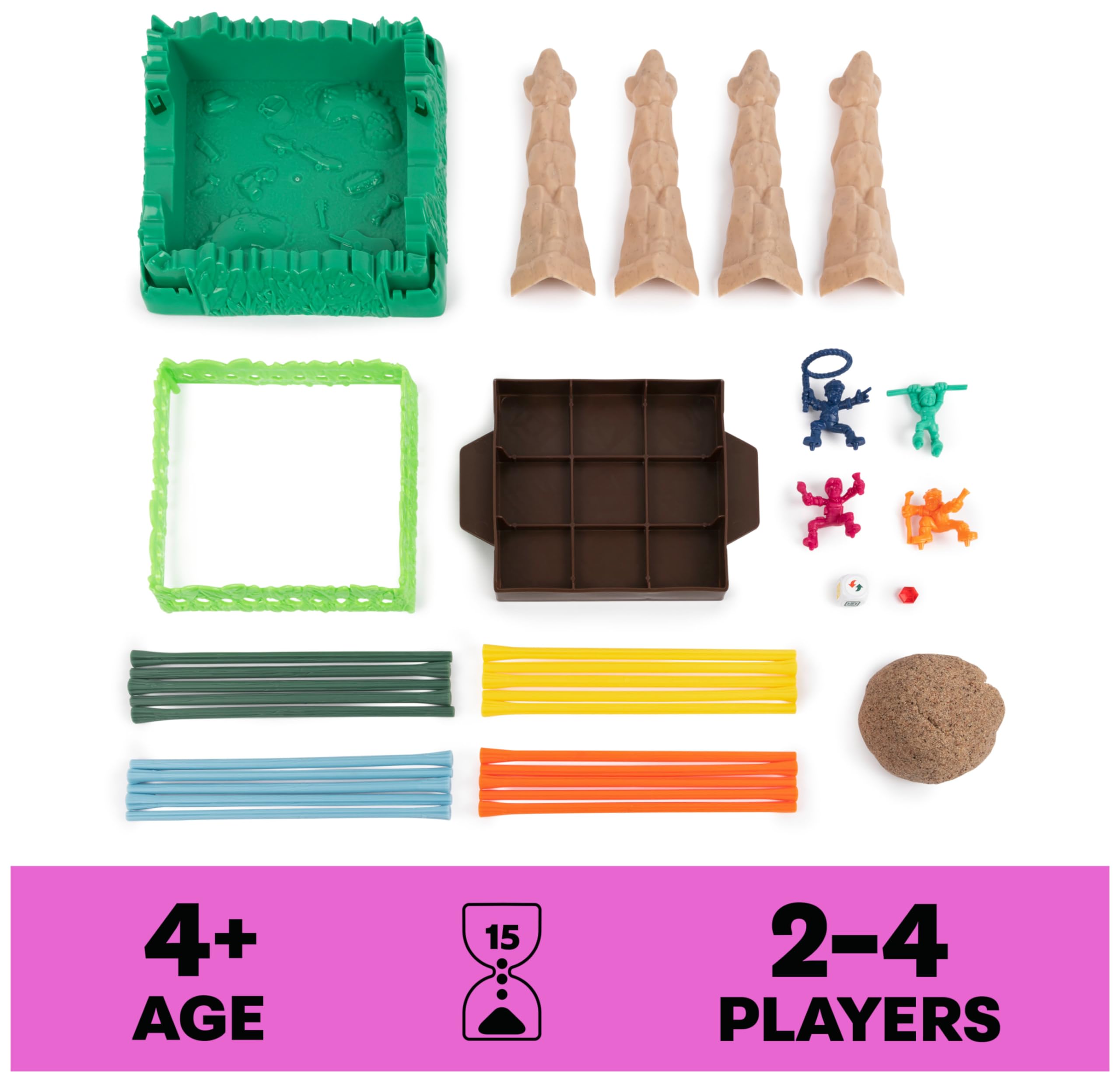 Spin Master Games Sink N’ Sand Quicksand Kids Board Game with Kinetic Sand 14