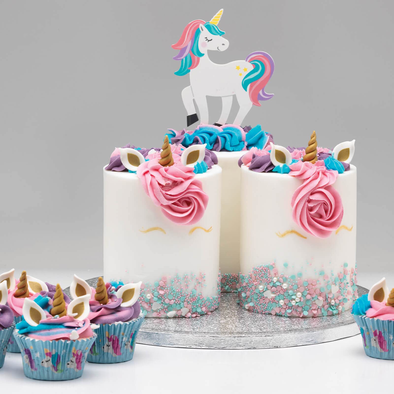 Colour Splash - Unicorn 5 Pack Food Colouring Gels, Highly Concentrated, Easy to Use Squeezy Tubes 7