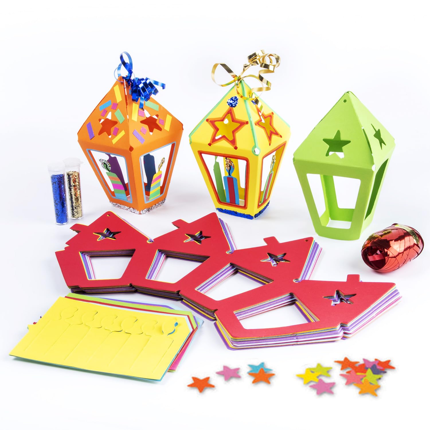 Springboard Make a Candle Lantern Kit - Diwali Craft Kit for Kids
