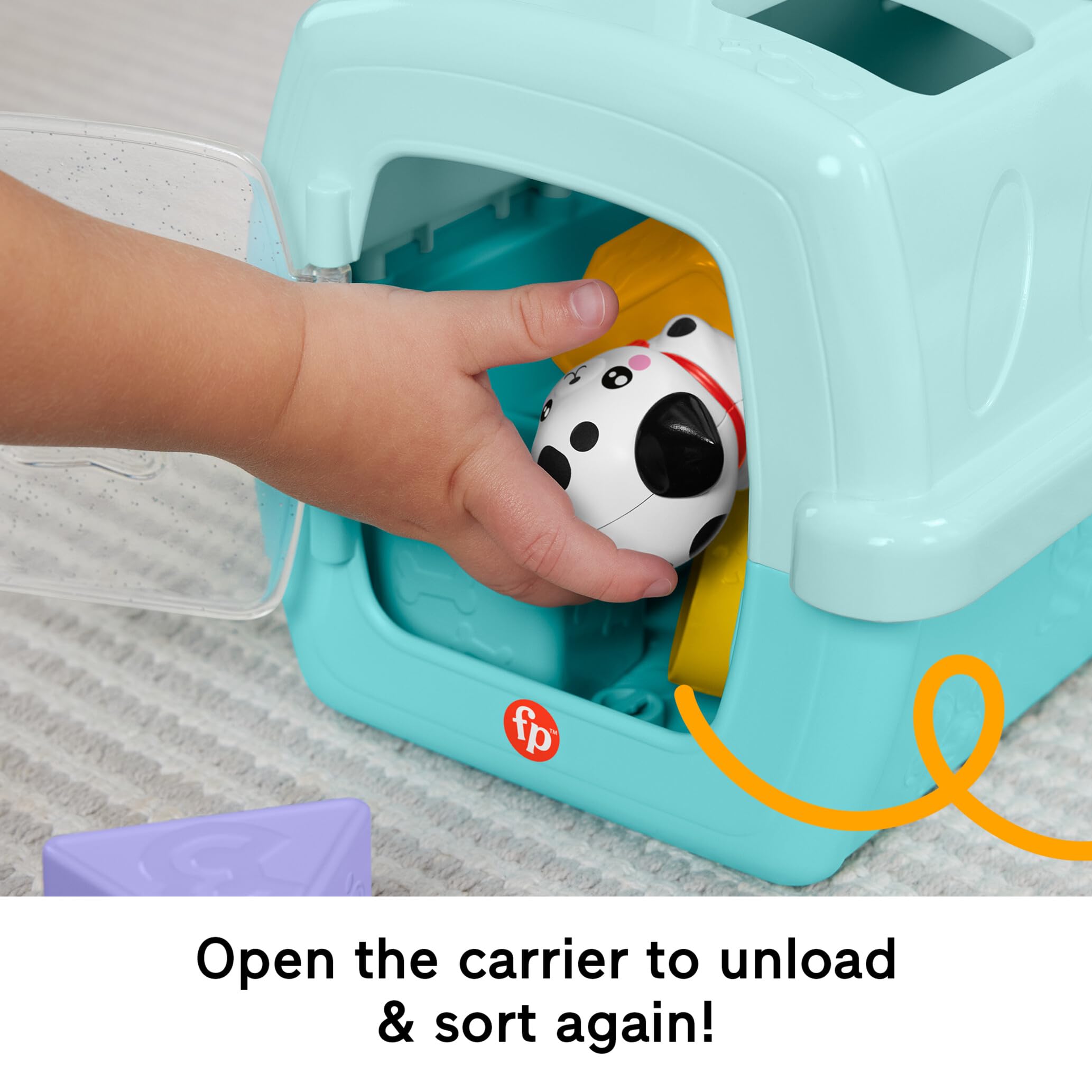 Fisher-Price FP Pets Animal Transport Box Shape Sorter | 6 Months+ | HTW93 4