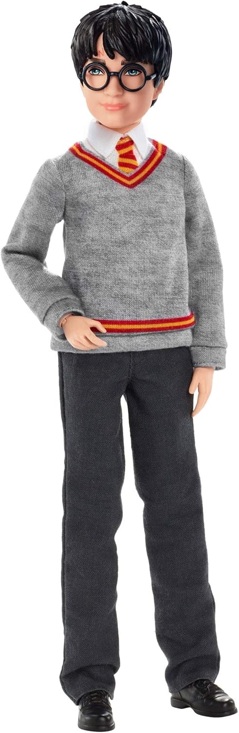 Harry Potter Action Figure with Hogwarts Uniform, Gryffindor Robe & Wand - 11-Point Articulated Doll for Imaginative Play 4