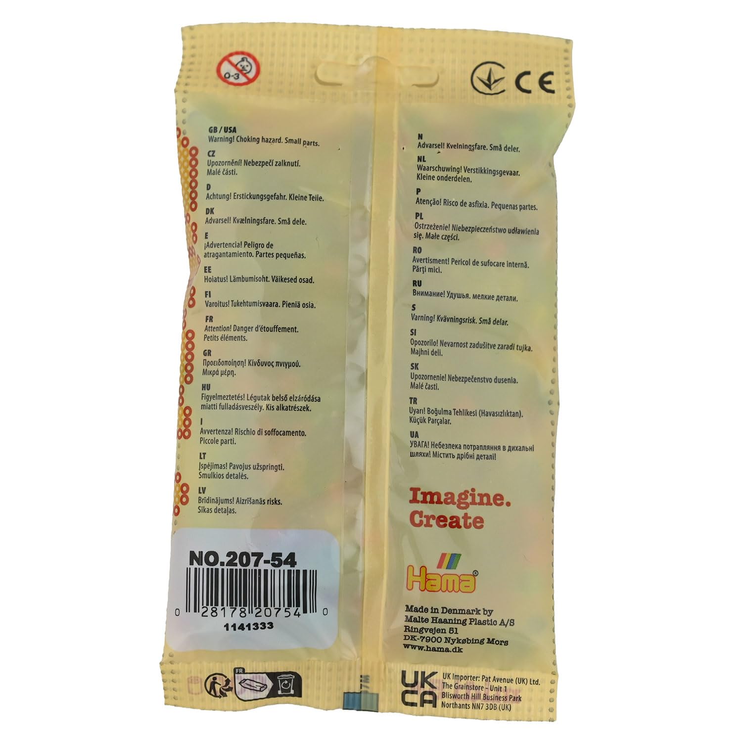 Hama Beads Bag - 1000 Midi Fuse Beads for Mosaic Art Craft | Mix 54 | Ages 3+ 4