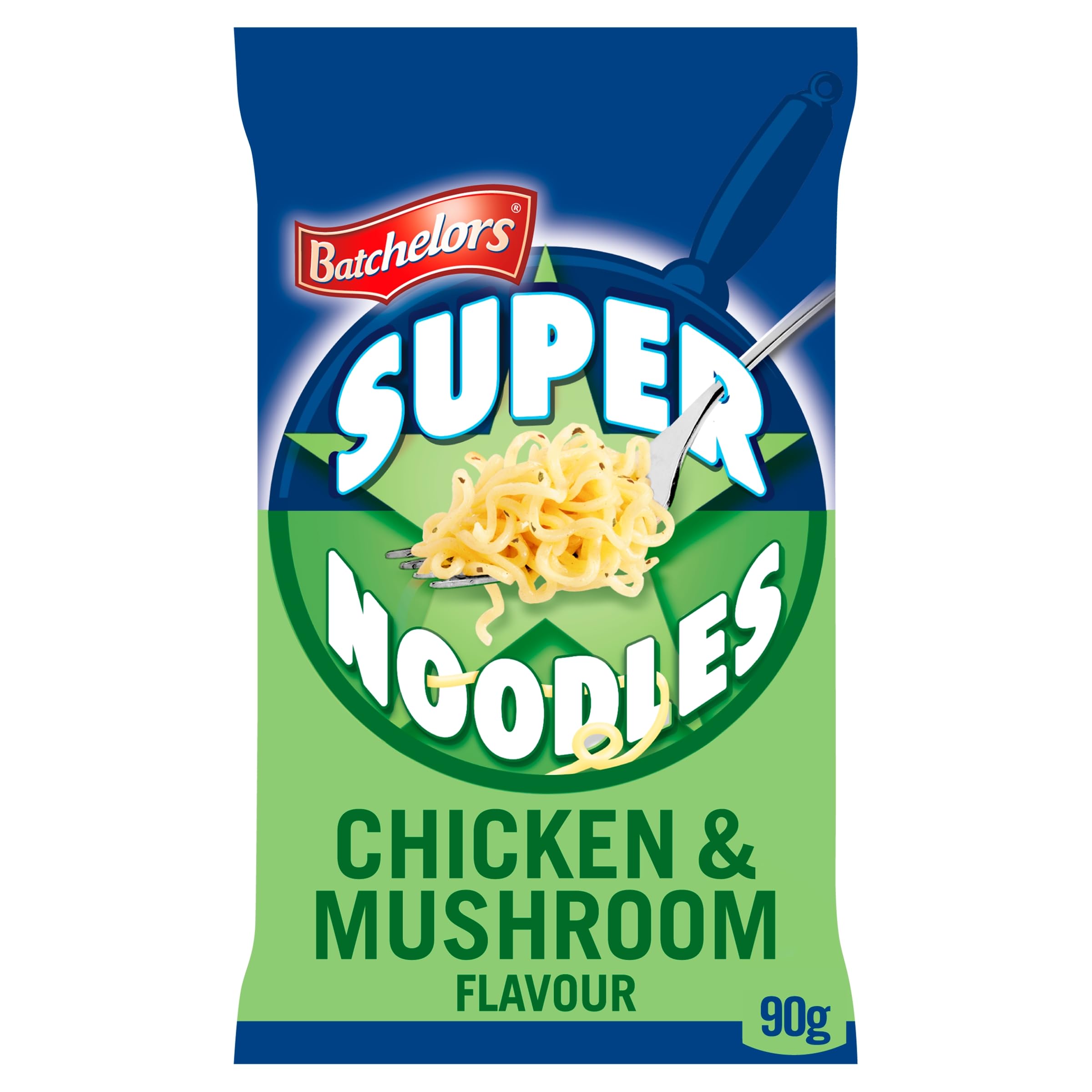 Batchelors Super Noodles Chicken & Mushroom Flavour - Instant Meal | 90g Pack