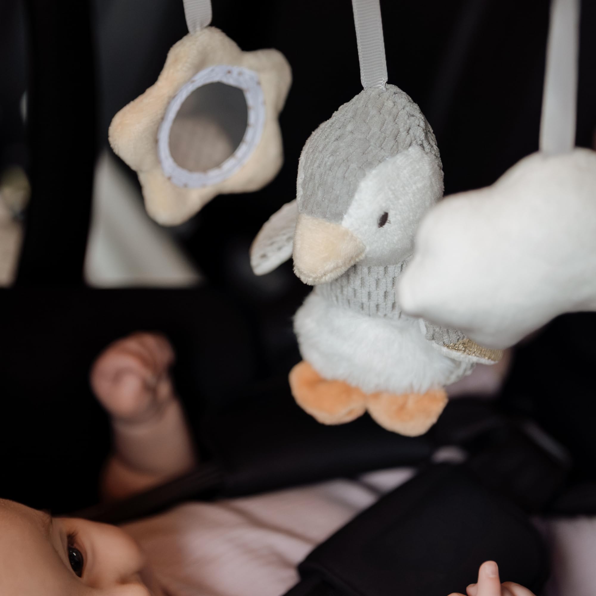 Nuby Penguin Activity Spiral Toy - Sensory Play for Pram, Car Seat & Highchair (0+ Months) 9