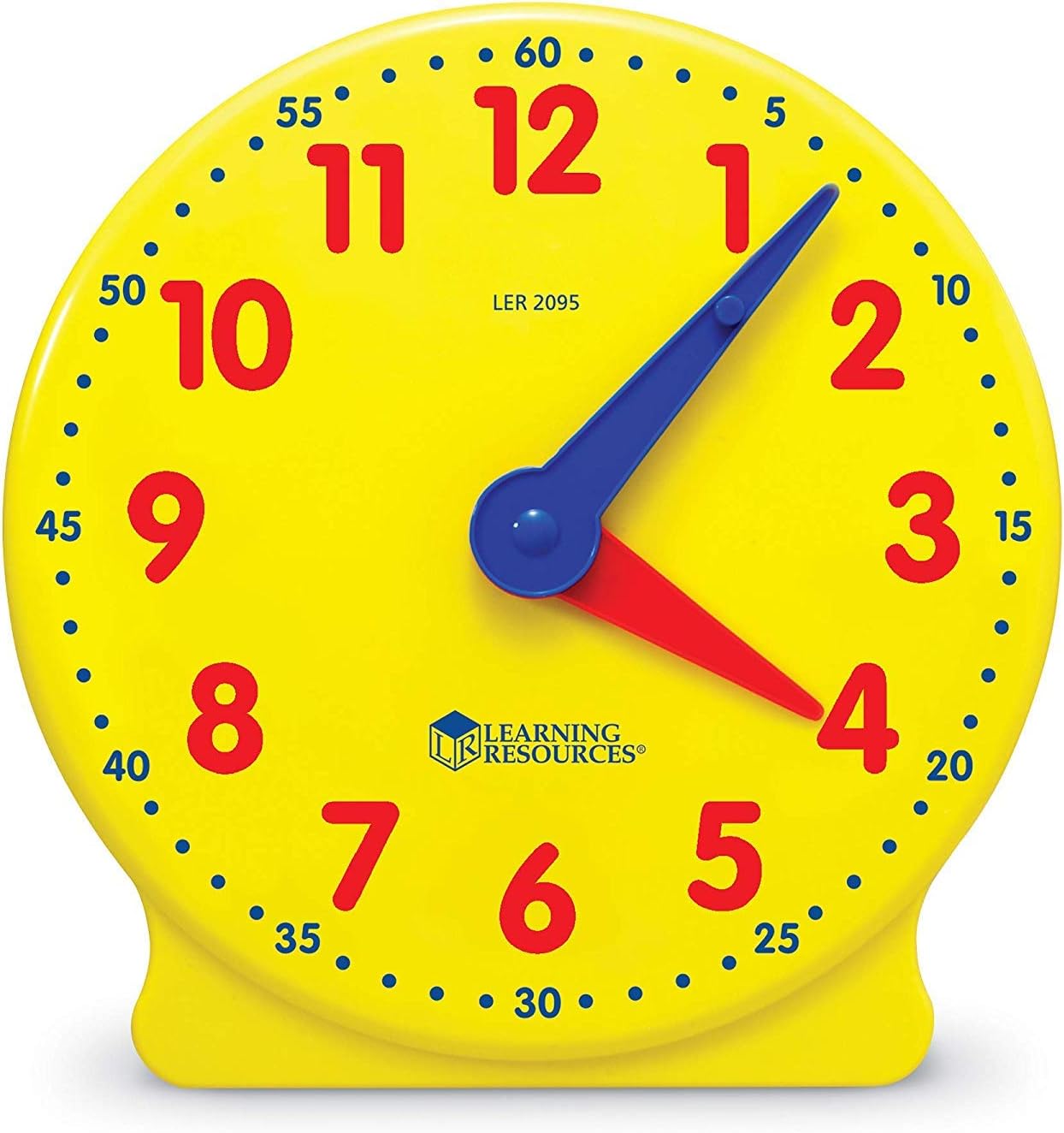 Learning Resources Big Time Student Clock - Geared 12-Hour Teaching Clock for Kids 5-9 Years