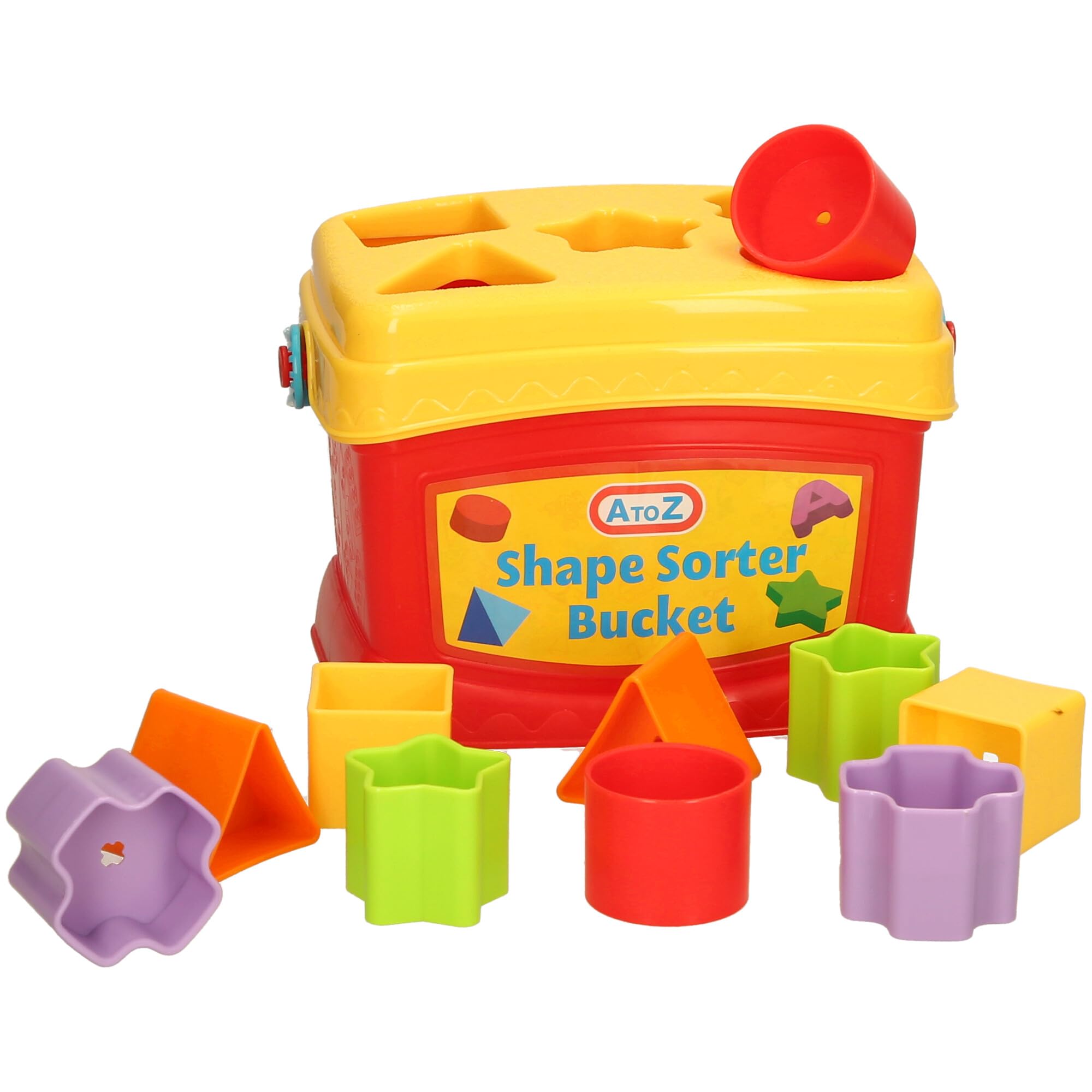Atoz My 1st Shape Sorter Bucket - Educational Toy for Toddlers 12 Months+ 3