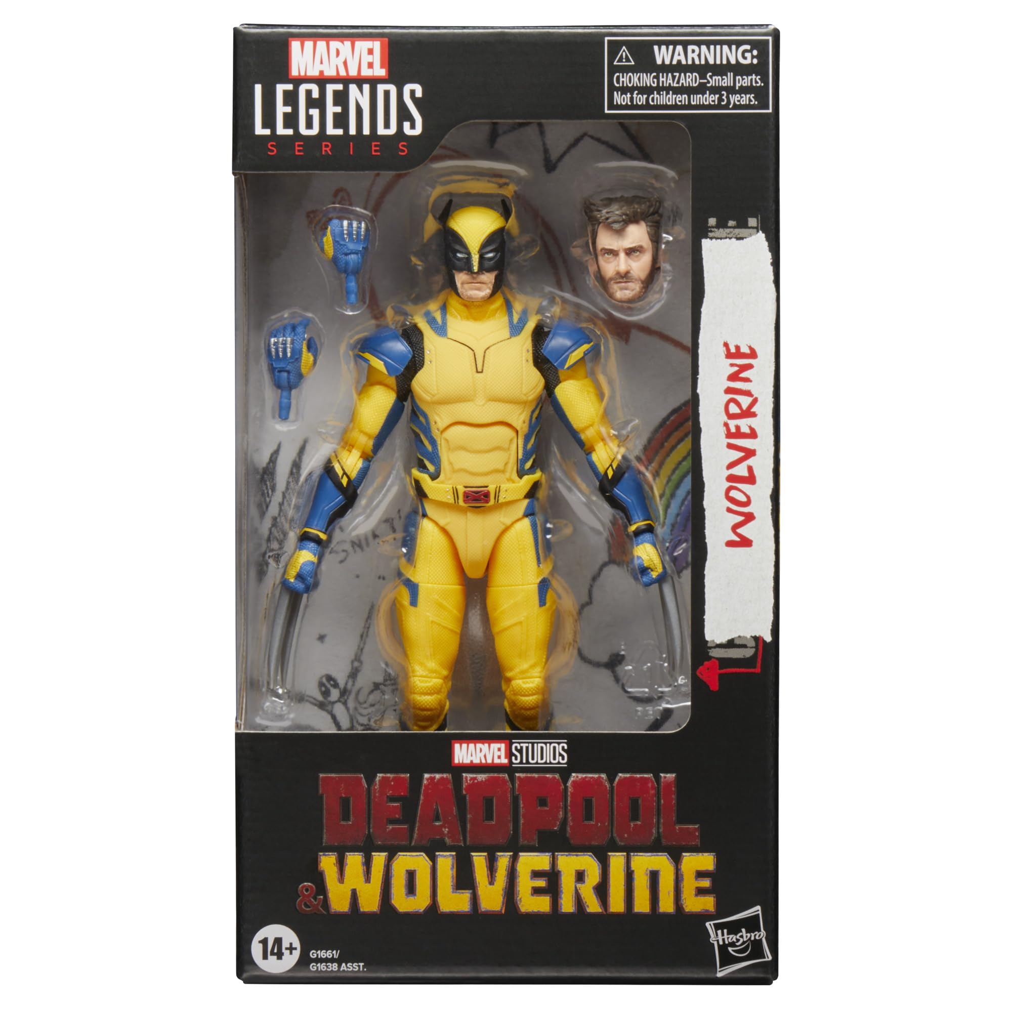Marvel Legends Wolverine Action Figure - 6-Inch Deadpool & Wolverine Movie-Inspired Collectible 8