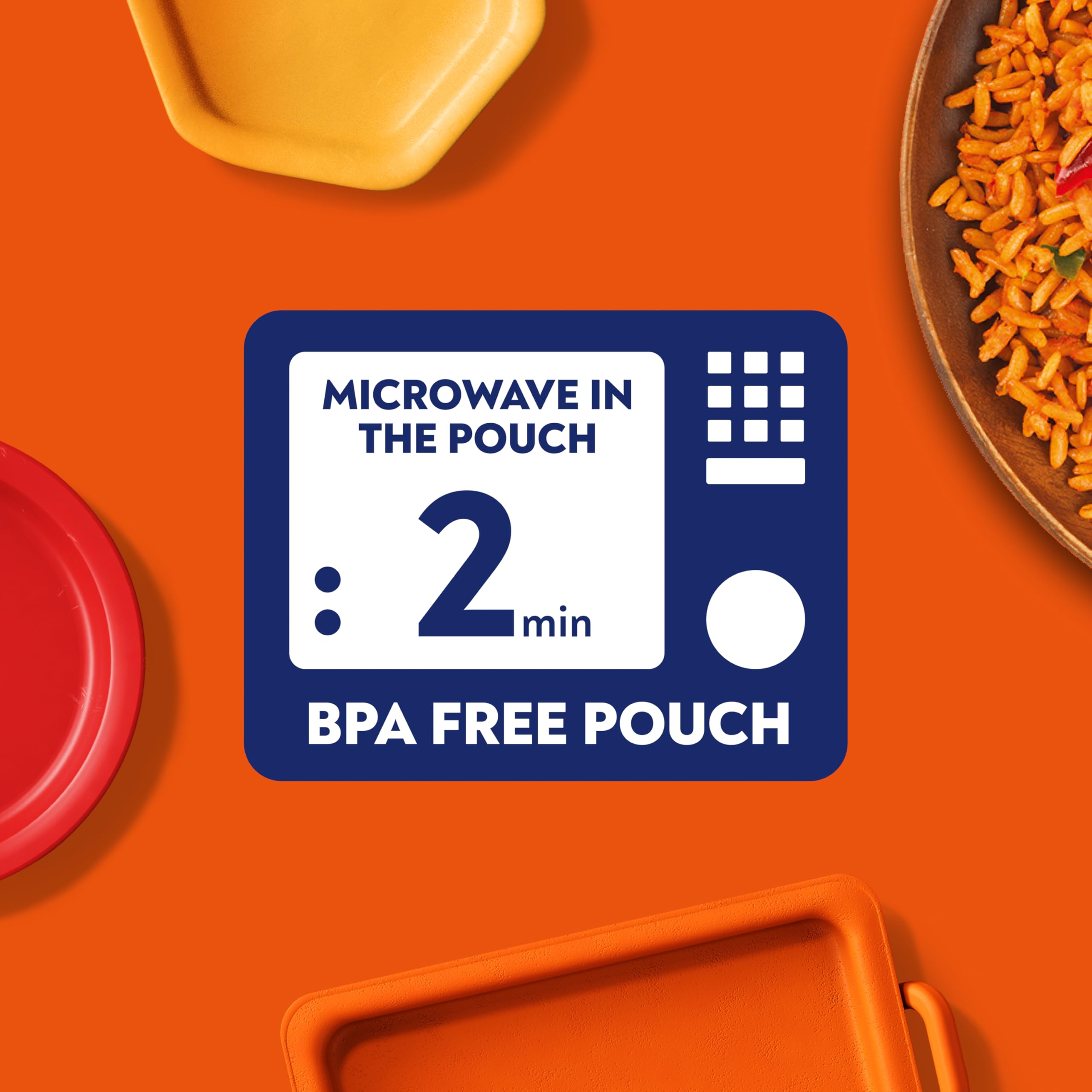 Ben's Original Wholegrain Brown Golden Vegetables Microwave Rice, 6 x 220g Pouches 4