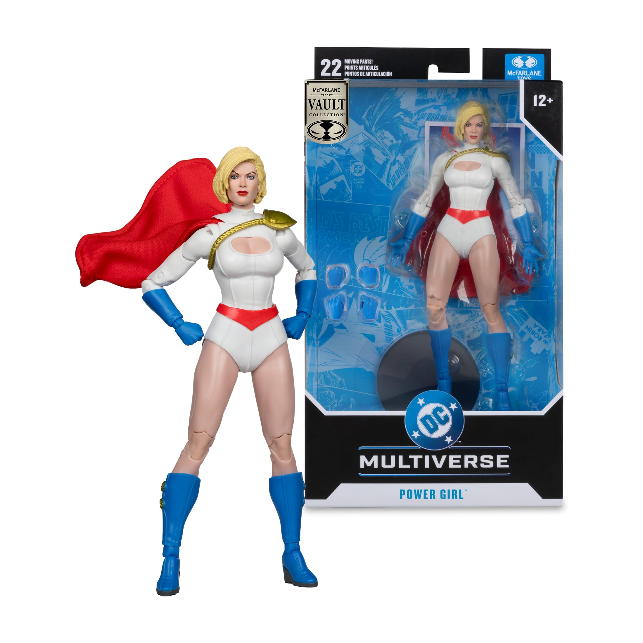 McFarlane DC Multiverse Power Girl 7in Action Figure - Ultra Articulation | 7 Inch Scale | Unisex Adult