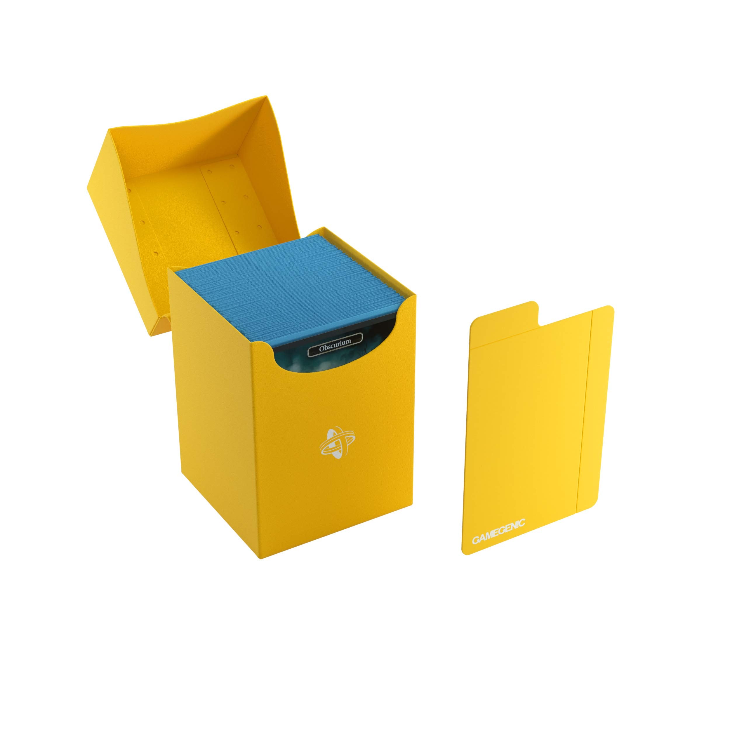 Gamegenic 100-Card Deck Holder - Yellow TCG Box for Magic Pokémon Yu-Gi-Oh! 3