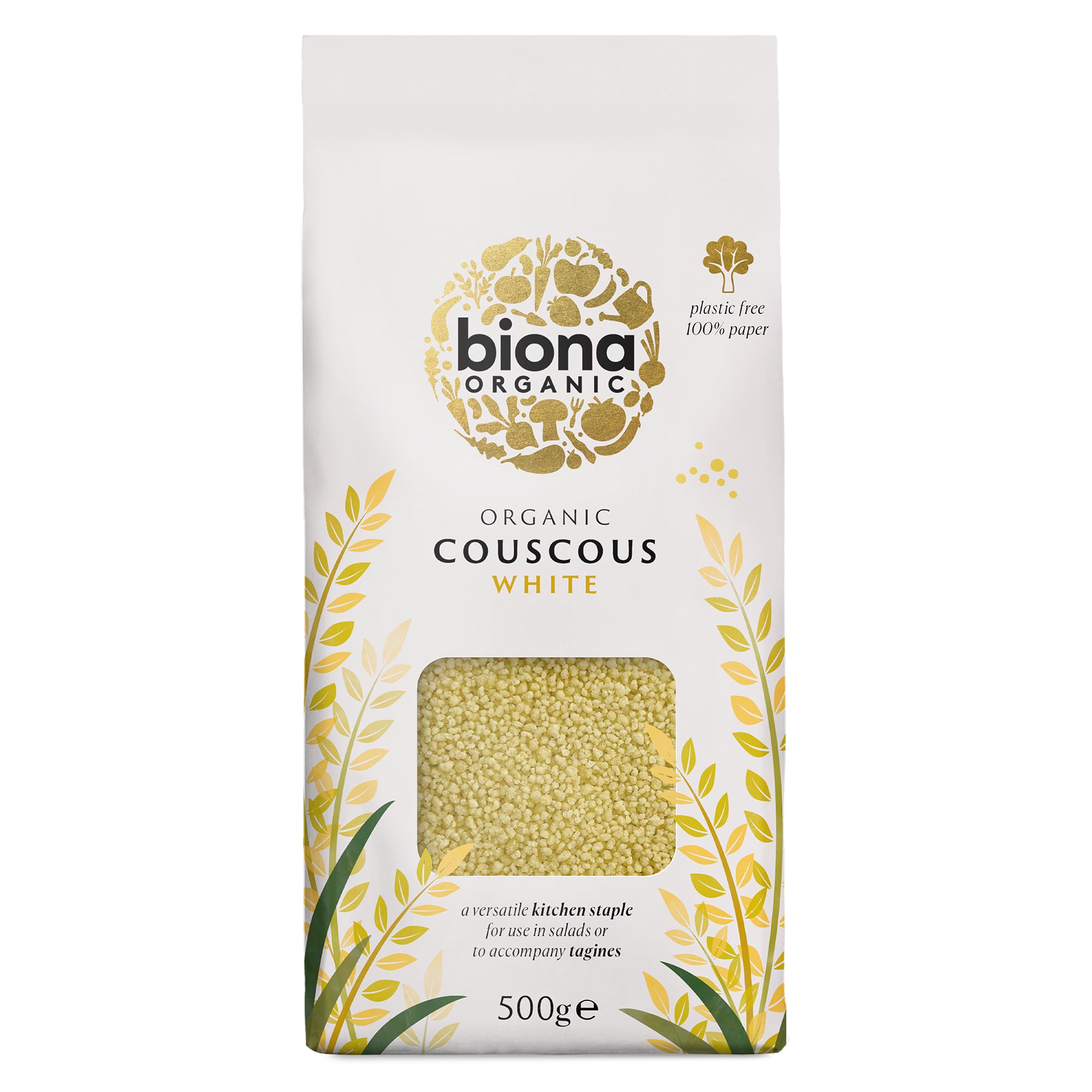 Biona Organic Couscous, 500g - Italian Durum Wheat