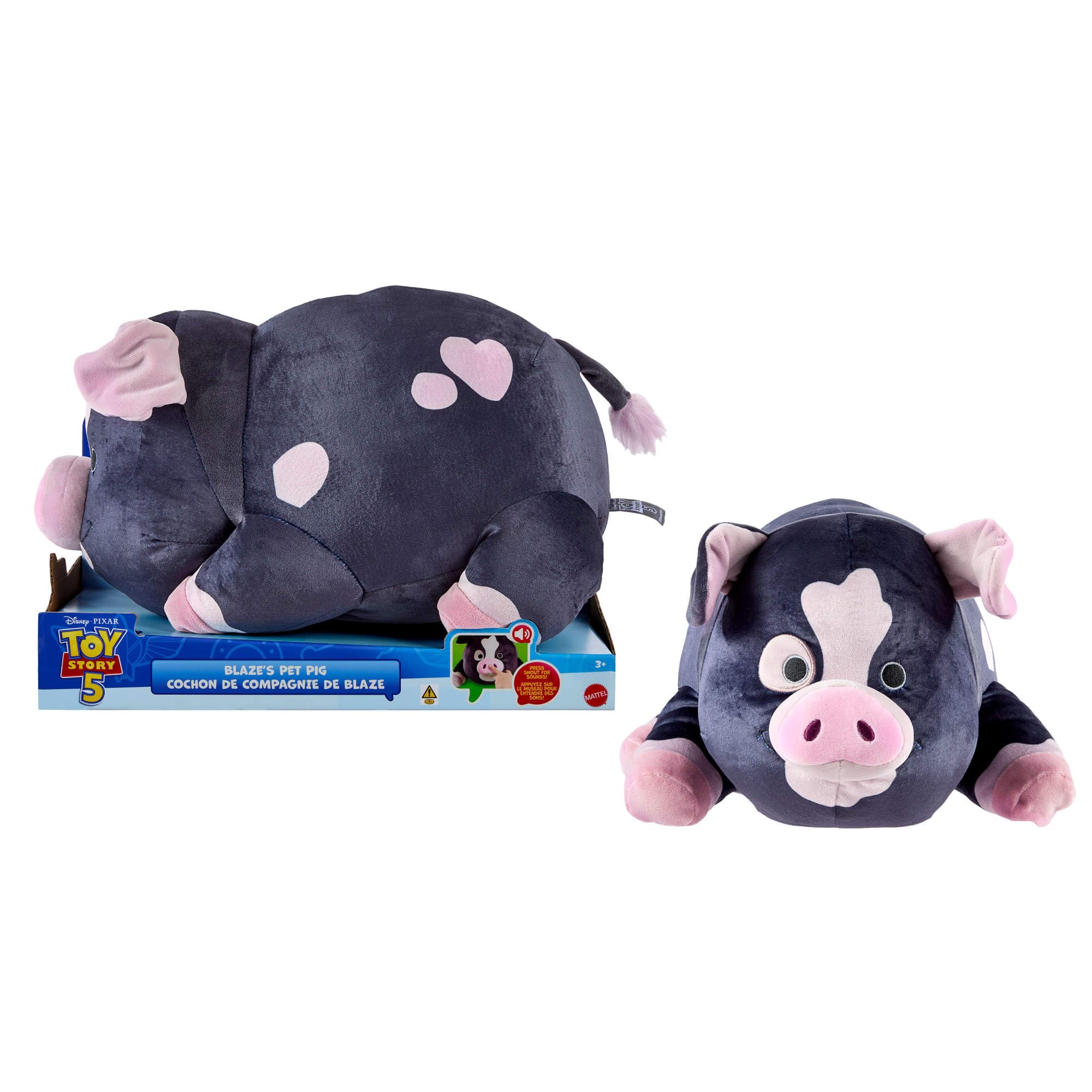 Mattel Disney and Pixar Toy Story 5 Blaze's Pet Pig Feature Plush Toy - Ages 3+