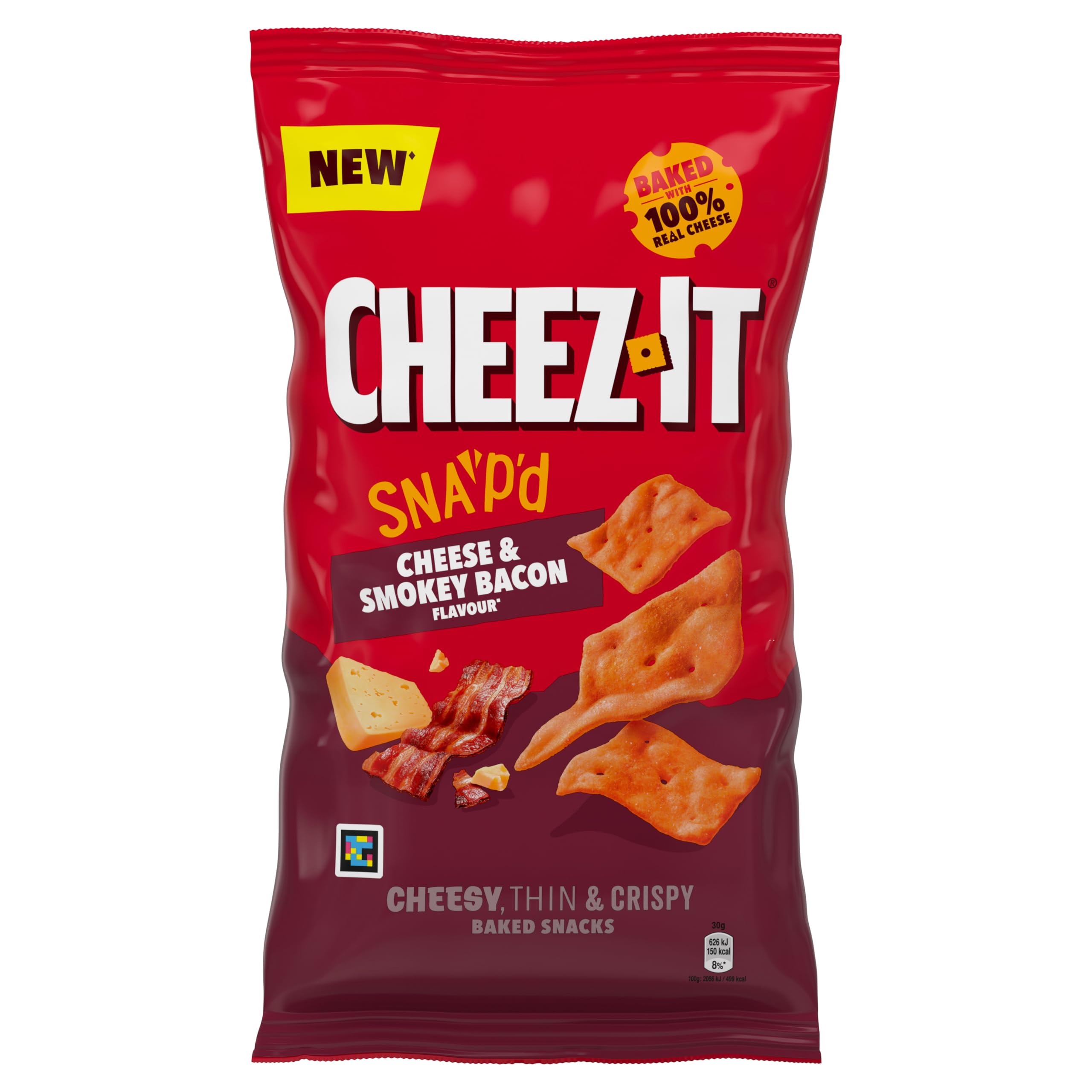 Kellogg's Cheez-It Cheese & Smokey Bacon Crackers 150g