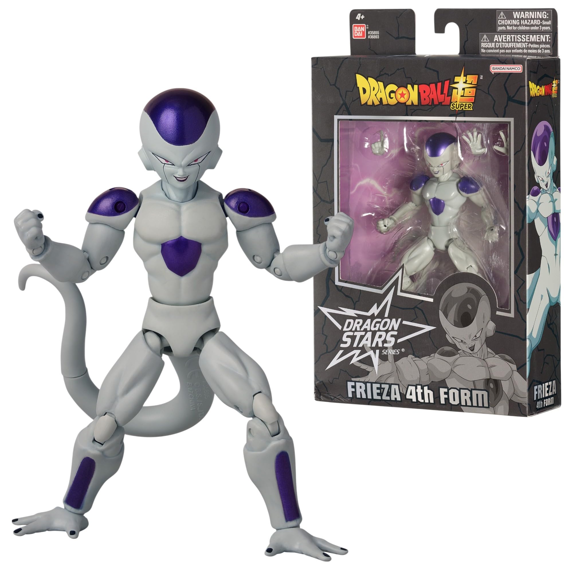 Bandai Dragon Stars Frieza 4th Form V2 Action Figure - 17cm Articulated Anime Collectible 8