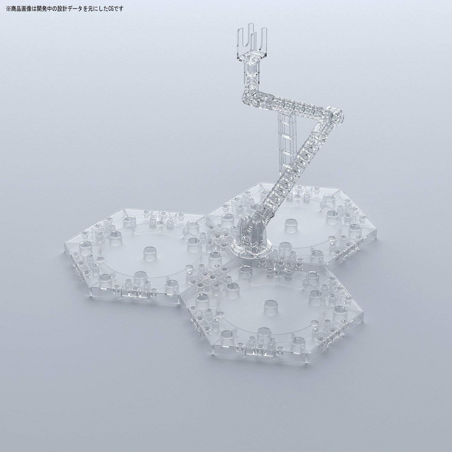 BANDAI Hobby - Clear Action Base 5 for Gundam Model Display 8