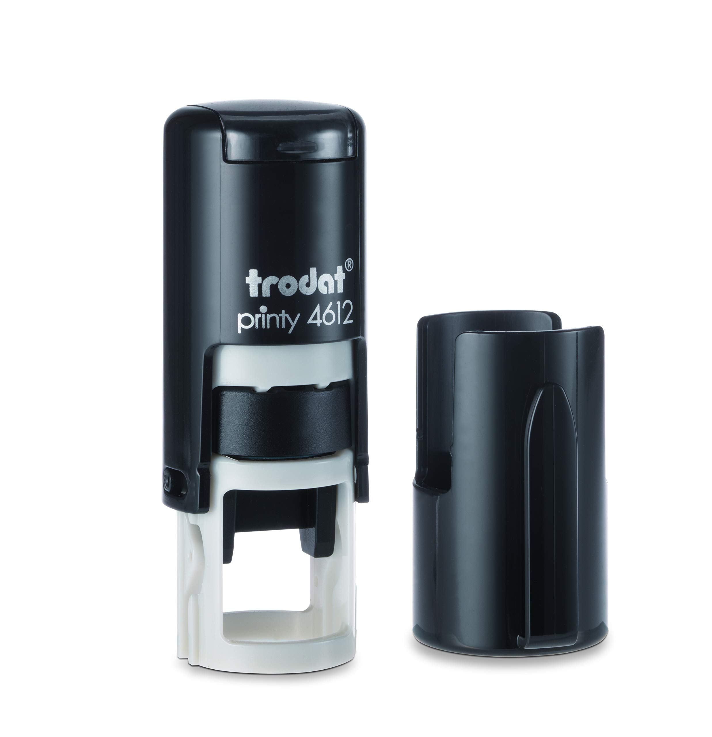 Trodat Printy 4612 Self-Inking Stamp - Coffee Cup Loyalty Card Stamper | Black Ink | 11x11mm Impression