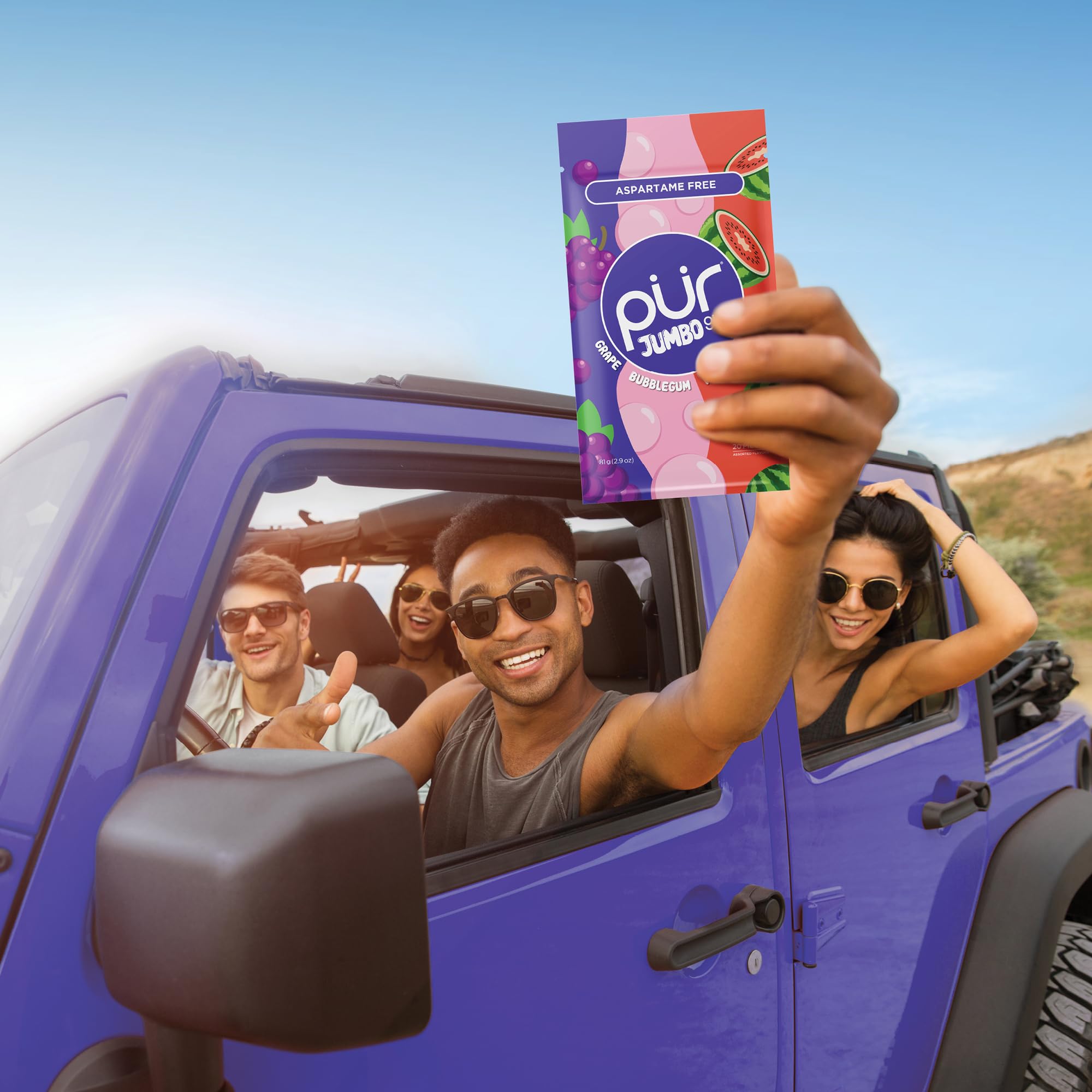 PUR - Jumbo Gum Chewing Gum (Resealable Bag) 4