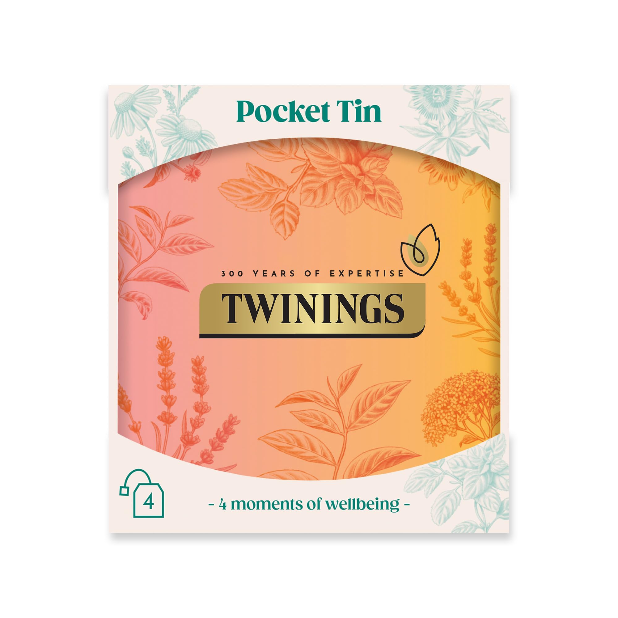 Twinings Festive Limited Edition Taschenteedose mit Superblends Sleep &amp; Glow 3