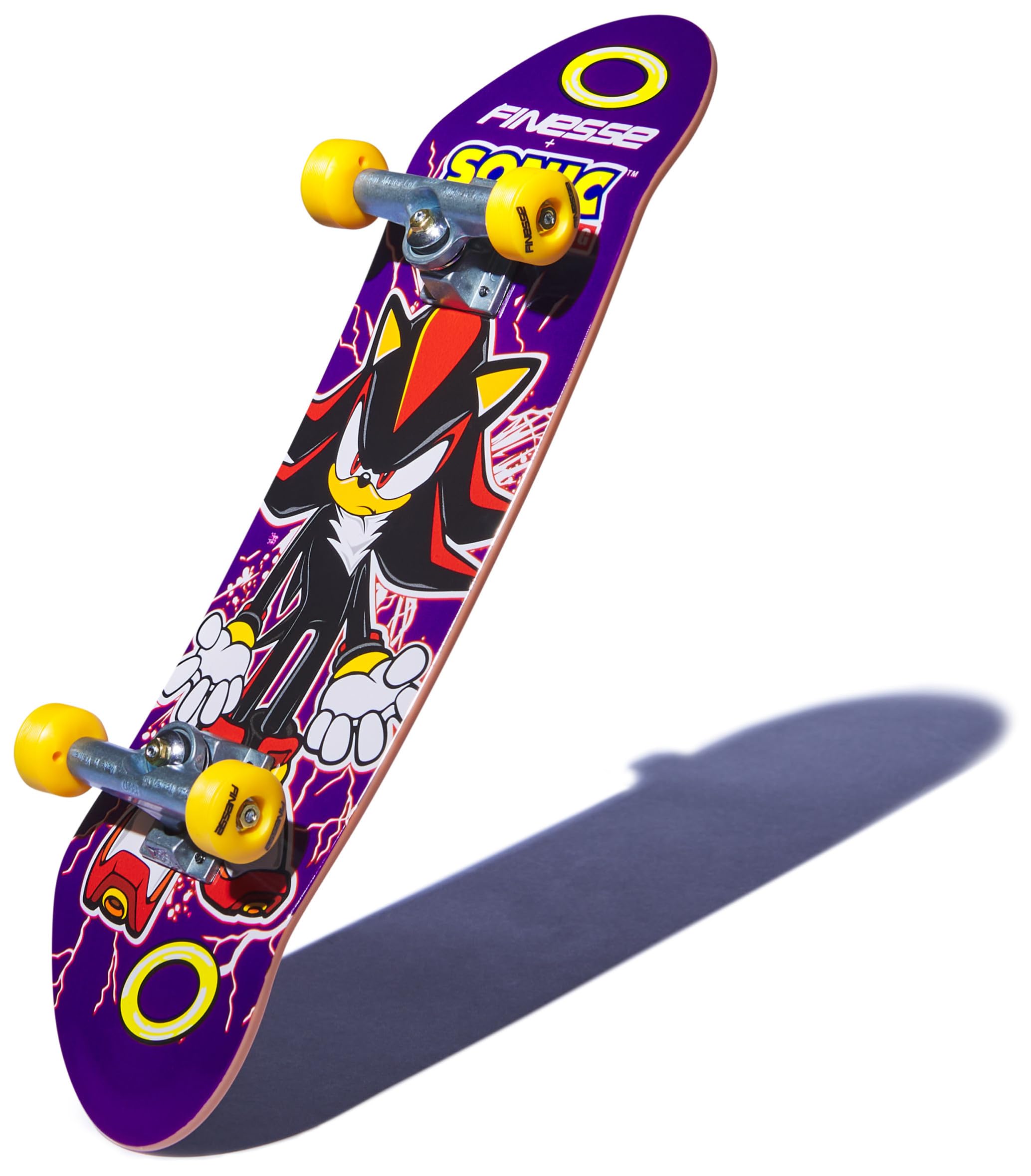 Tech Deck Finesse X Sonic Age 6+ Handboard | 9x Size Mini Skateboard | Die-Cast Trucks 4