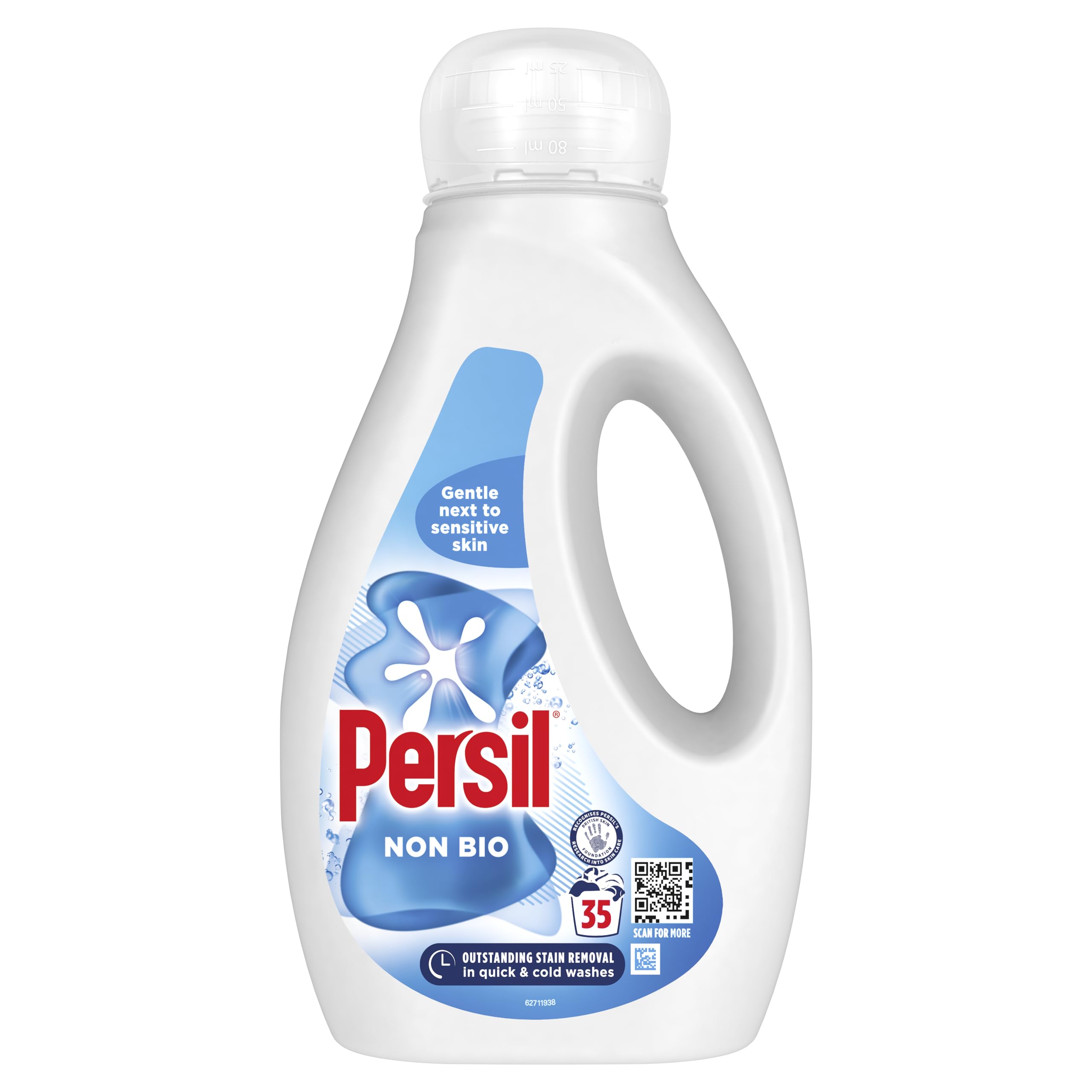 Persil Non Bio Laundry Washing Liquid Detergent - Gentle on Sensitive Skin | 945 ml