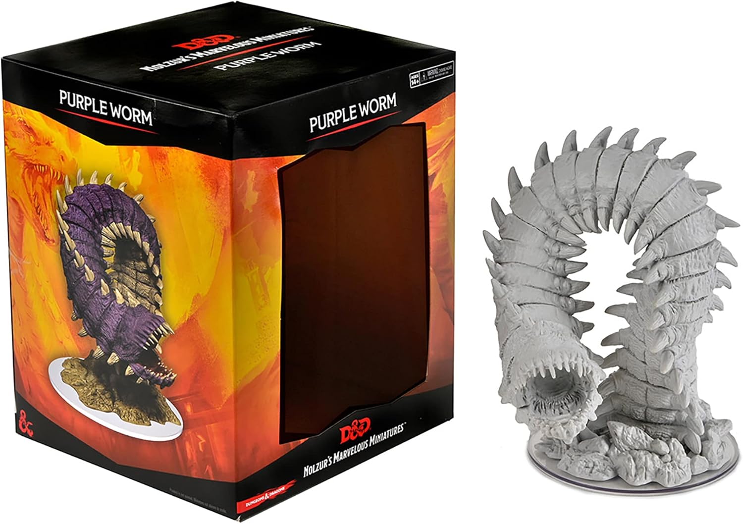 WizKids D&D Nolzur's Marvelous Miniatures Purple Worm Unpainted Figure 4