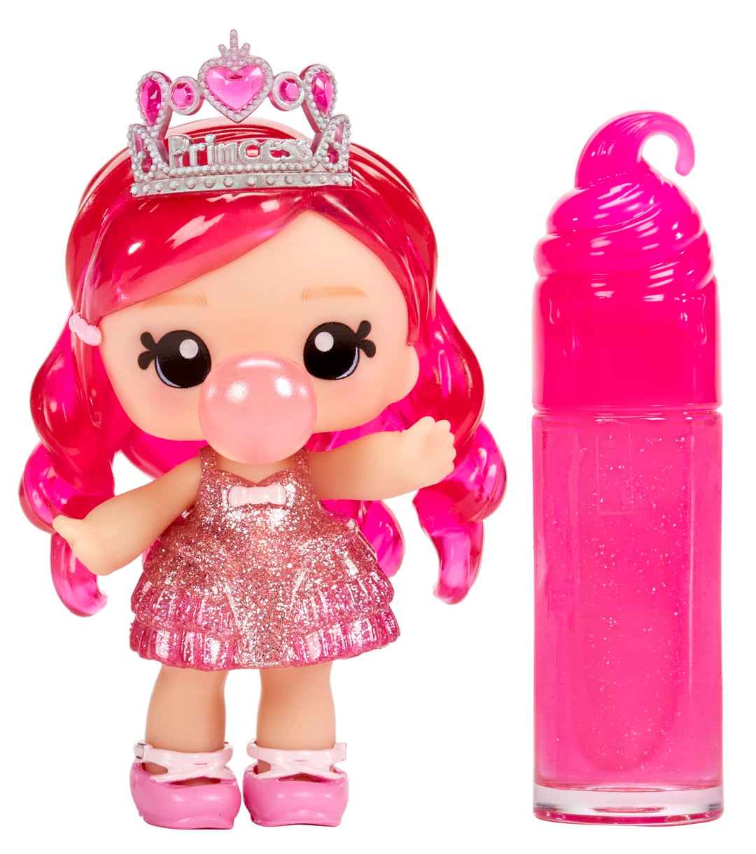Yummiland Lipgloss Doll - Bianca Bubblegum - Scented DIY Lip Gloss Doll with Customizable Fashion & Accessories