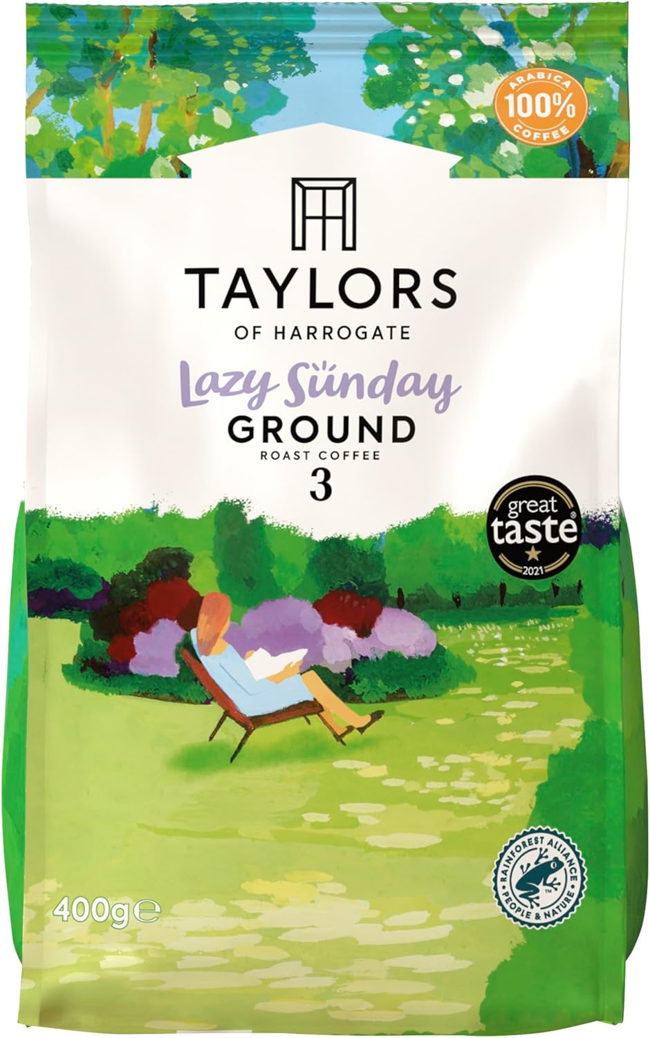 Taylors of Harrogate Lazy Sunday gemahlener Kaffee, 400 g (3er-Pack) 3