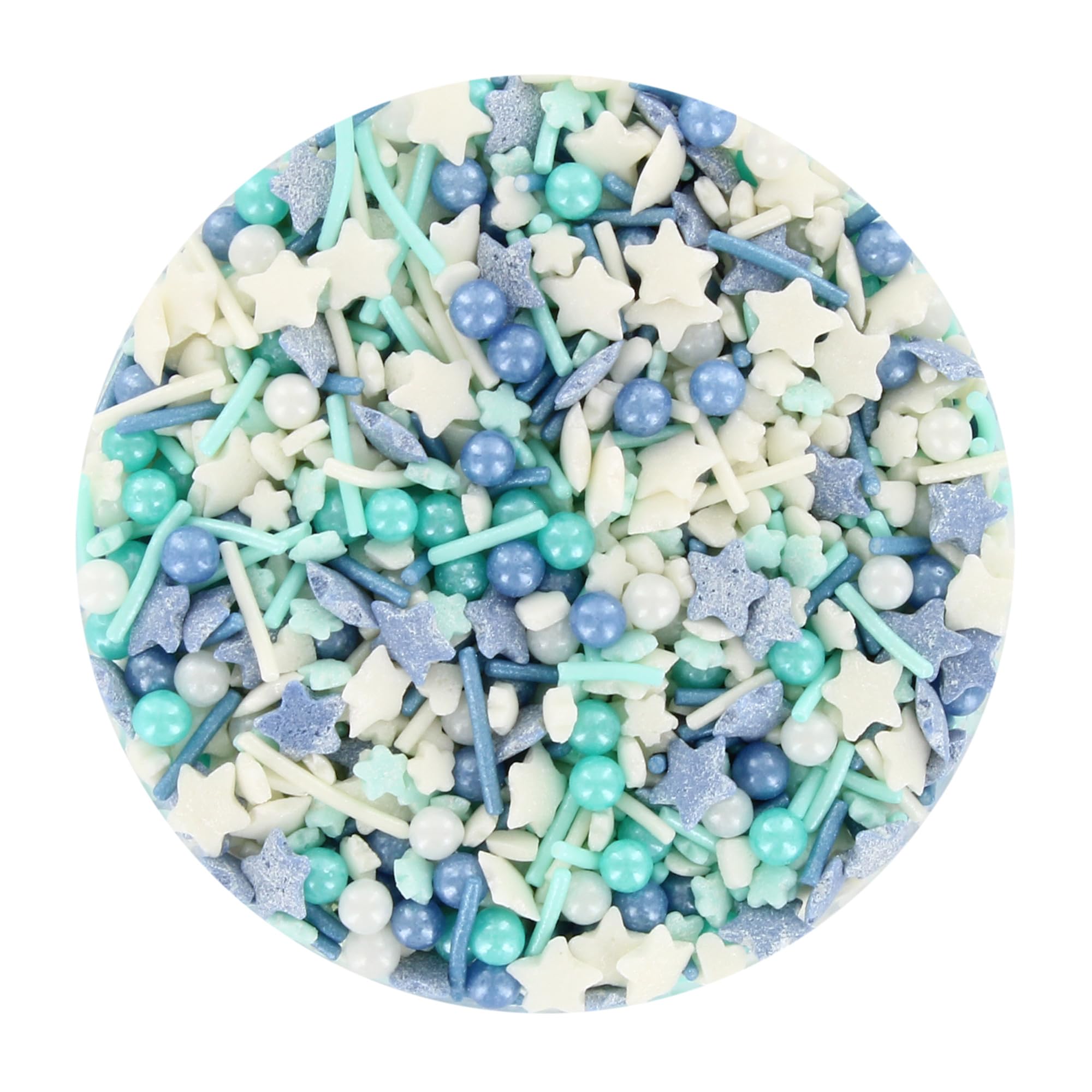 Baked with Love - Blue Sprinkles Party Mix | 90g Resealable Bottle 6