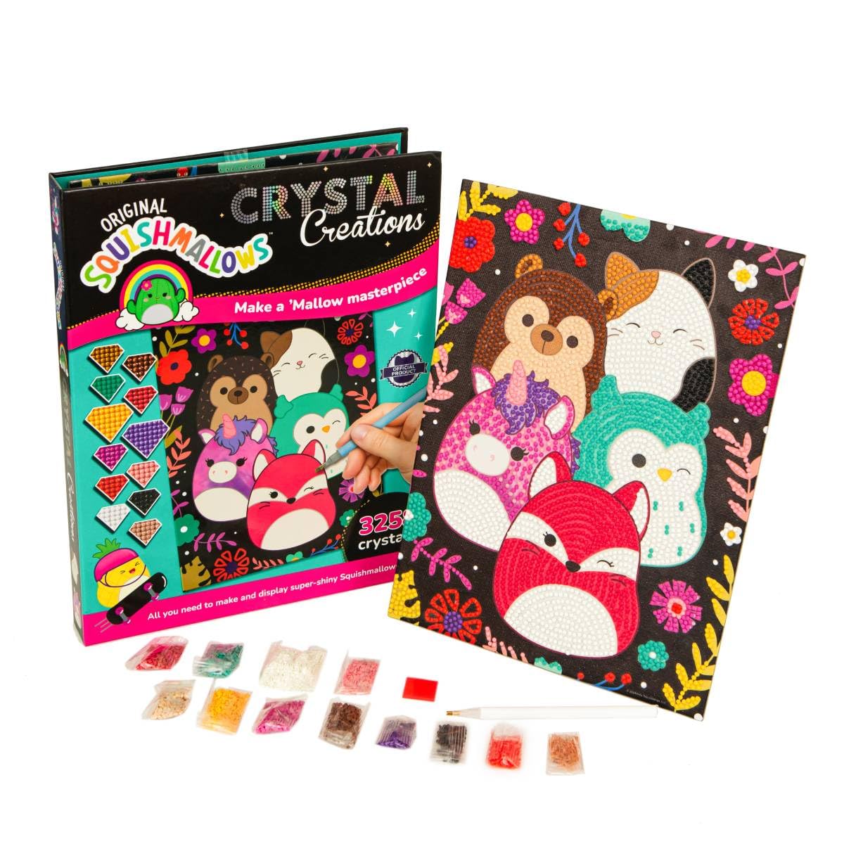 Curious Universe Squishmallows Crystal Creations Activity Set | 3,258 Crystals | Ages 8-12 2