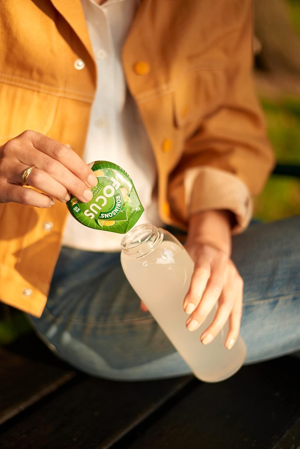 Robinsons Focus Benefit Drops Lemon, Lime & Ginseng with Vitamin B3 and Zinc - 50ml 2