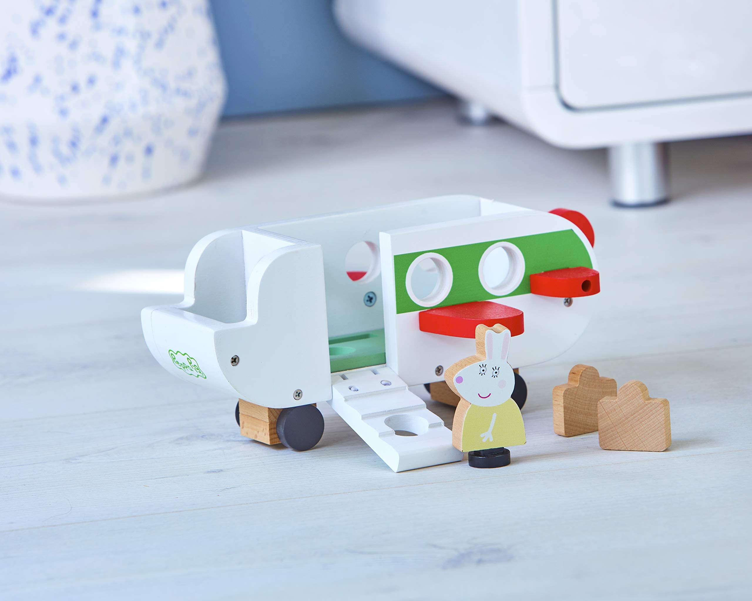 Peppa Pig 07211 Wooden Aeroplane - Push Along Vehicle for Toddlers 7