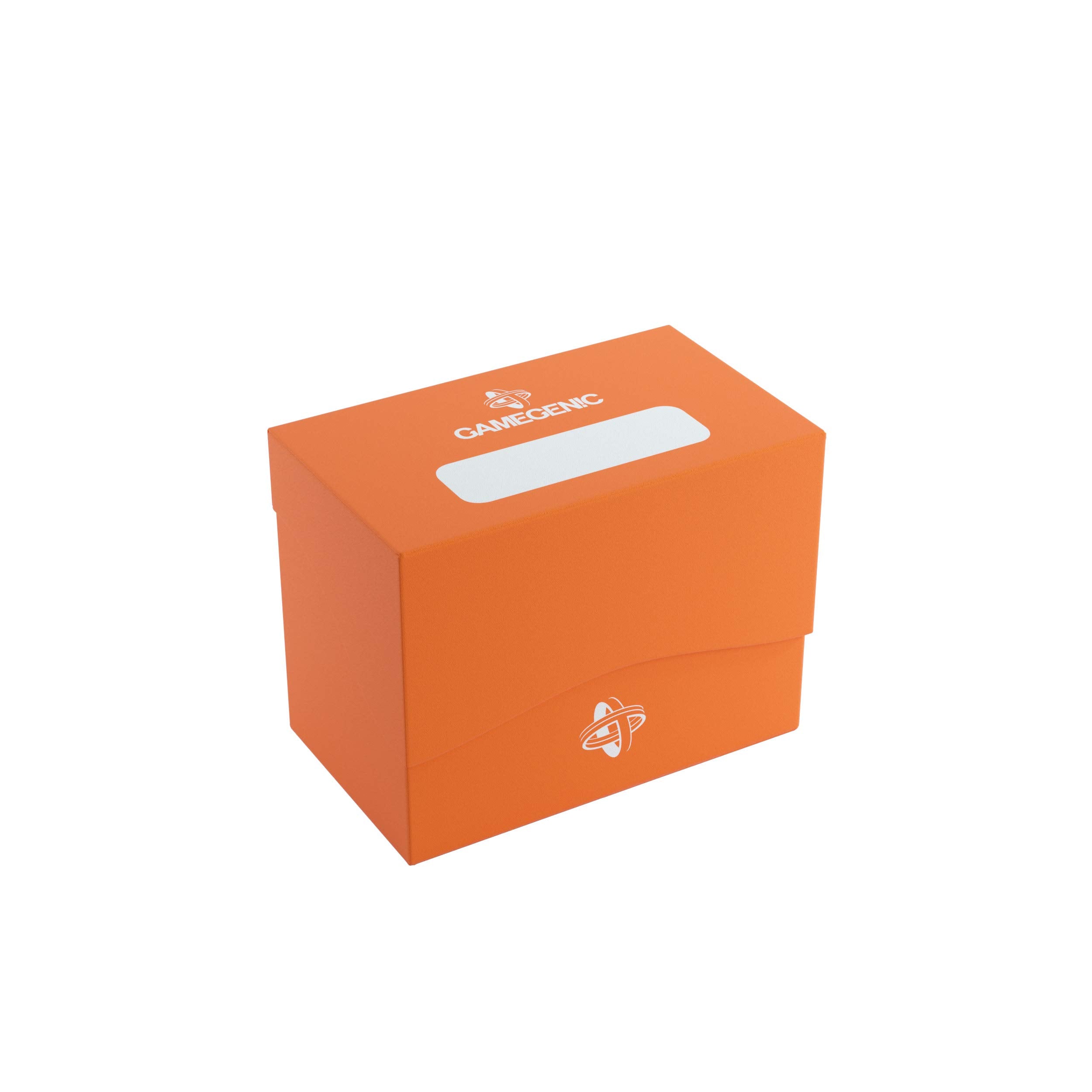 Gamegenic 80-Card Side Holder - Holds 80 Double-Sleeved Cards, Orange