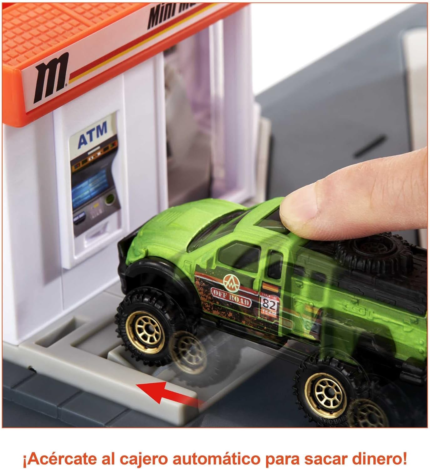 Matchbox Gas Station Playset - Interactive Vehicle Playset for Kids 3 Years and Up 5