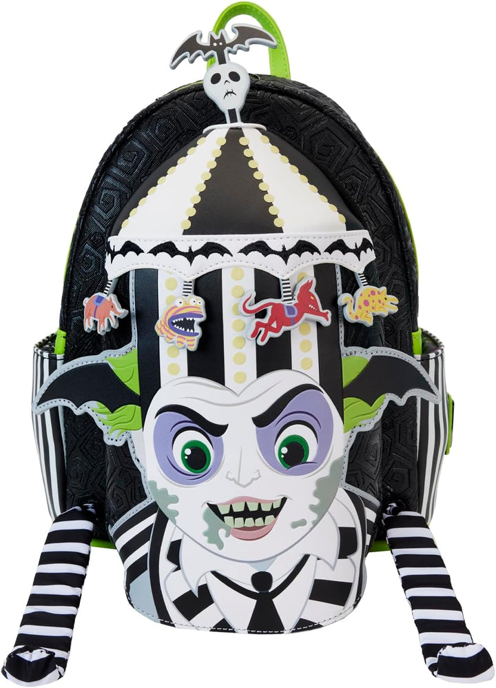 Loungefly Beetlejuice Carousel Hat Light Up Mini Backpack (Multi)