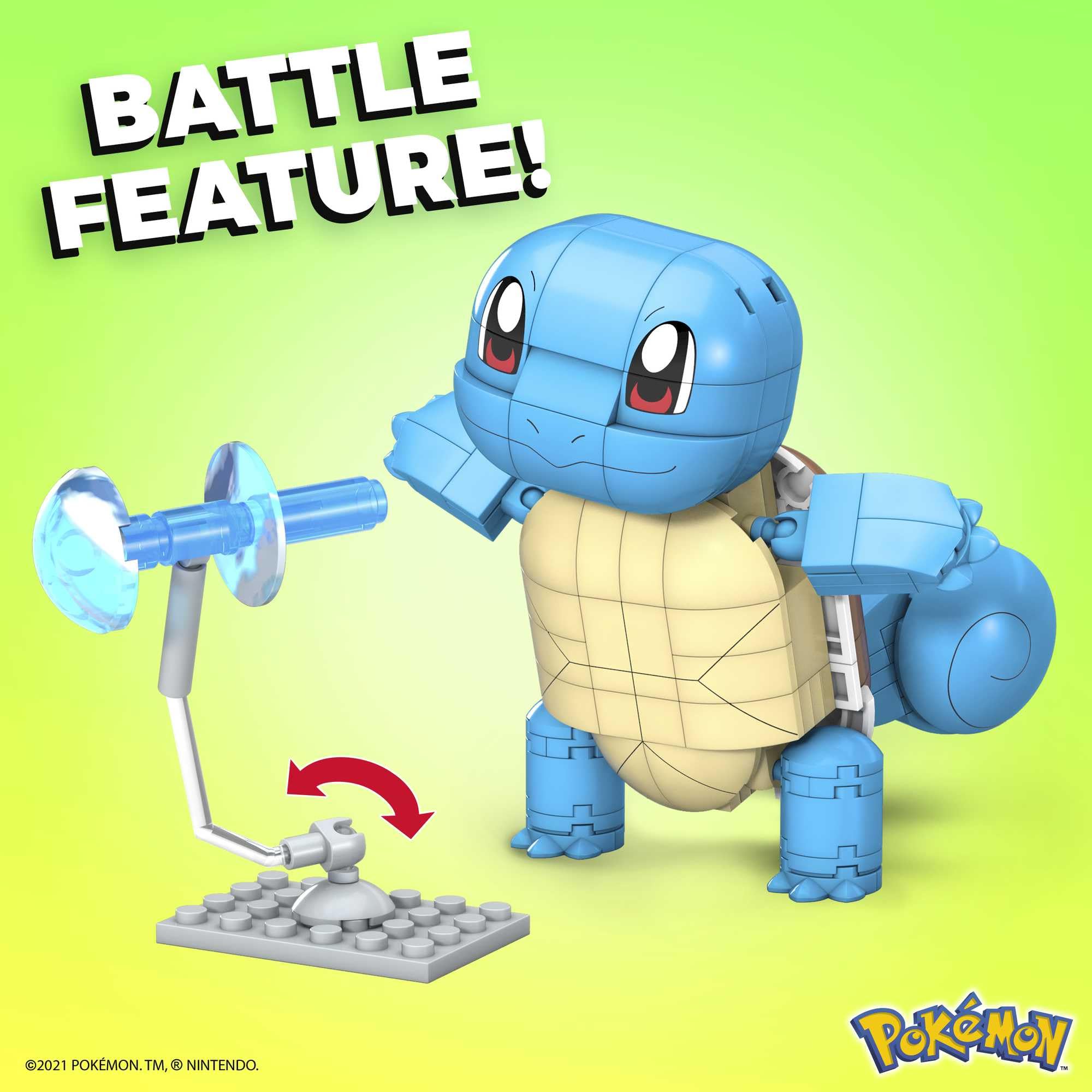 MEGA Construx Pokémon Squirtle Building Set - 200-Piece Action Figure for Kids 7-12 5