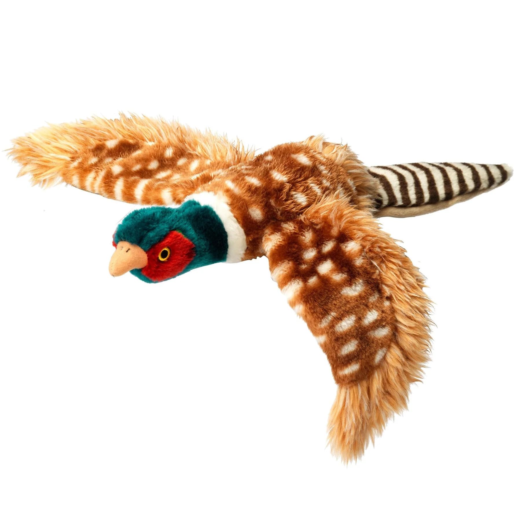 House of Paws Pheasant Dog Toy - Extra Large Plush Squeaker for Dogs | Polyester