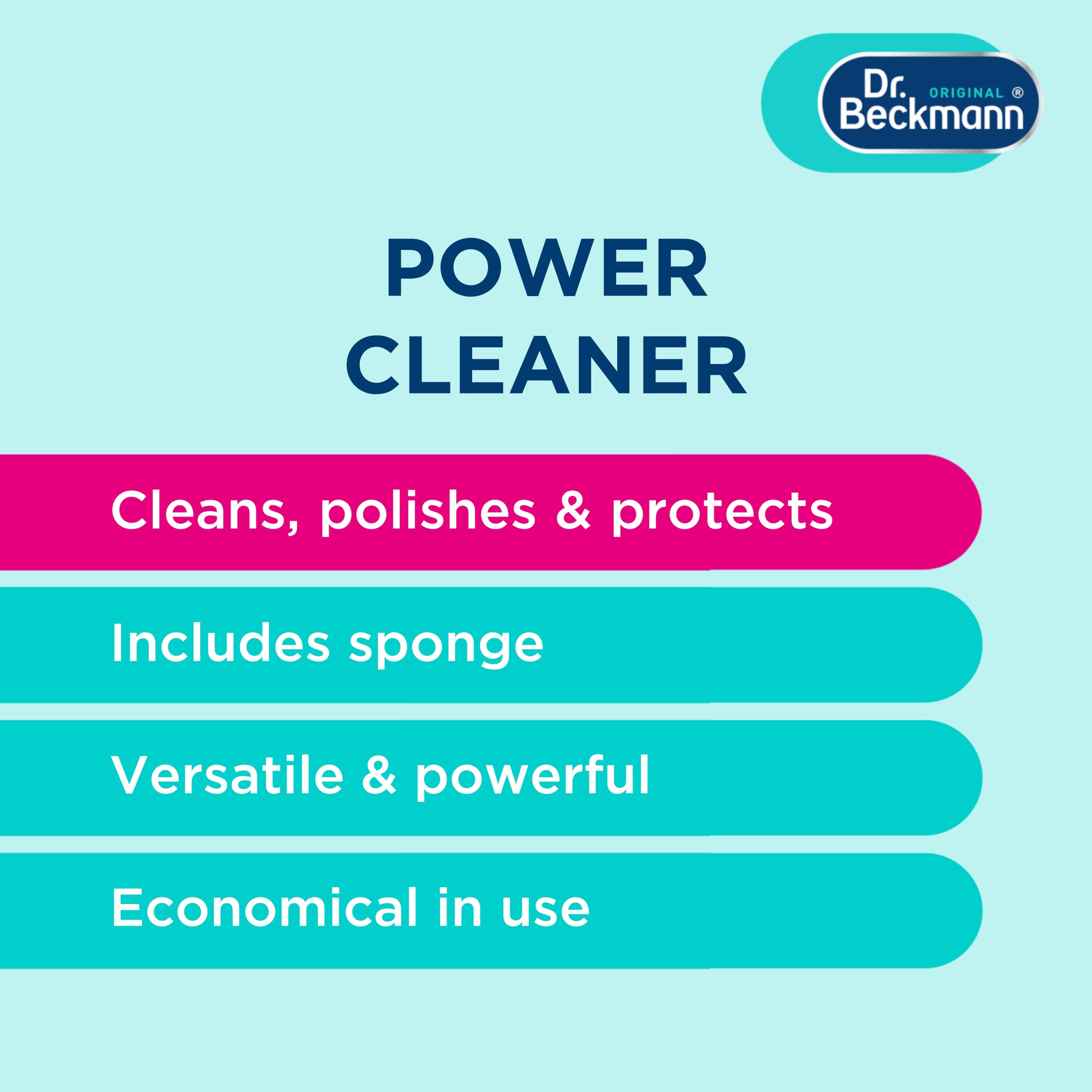 Dr. Beckmann Power Cleaner Paste - Cleans, Polishes & Protects | 550g