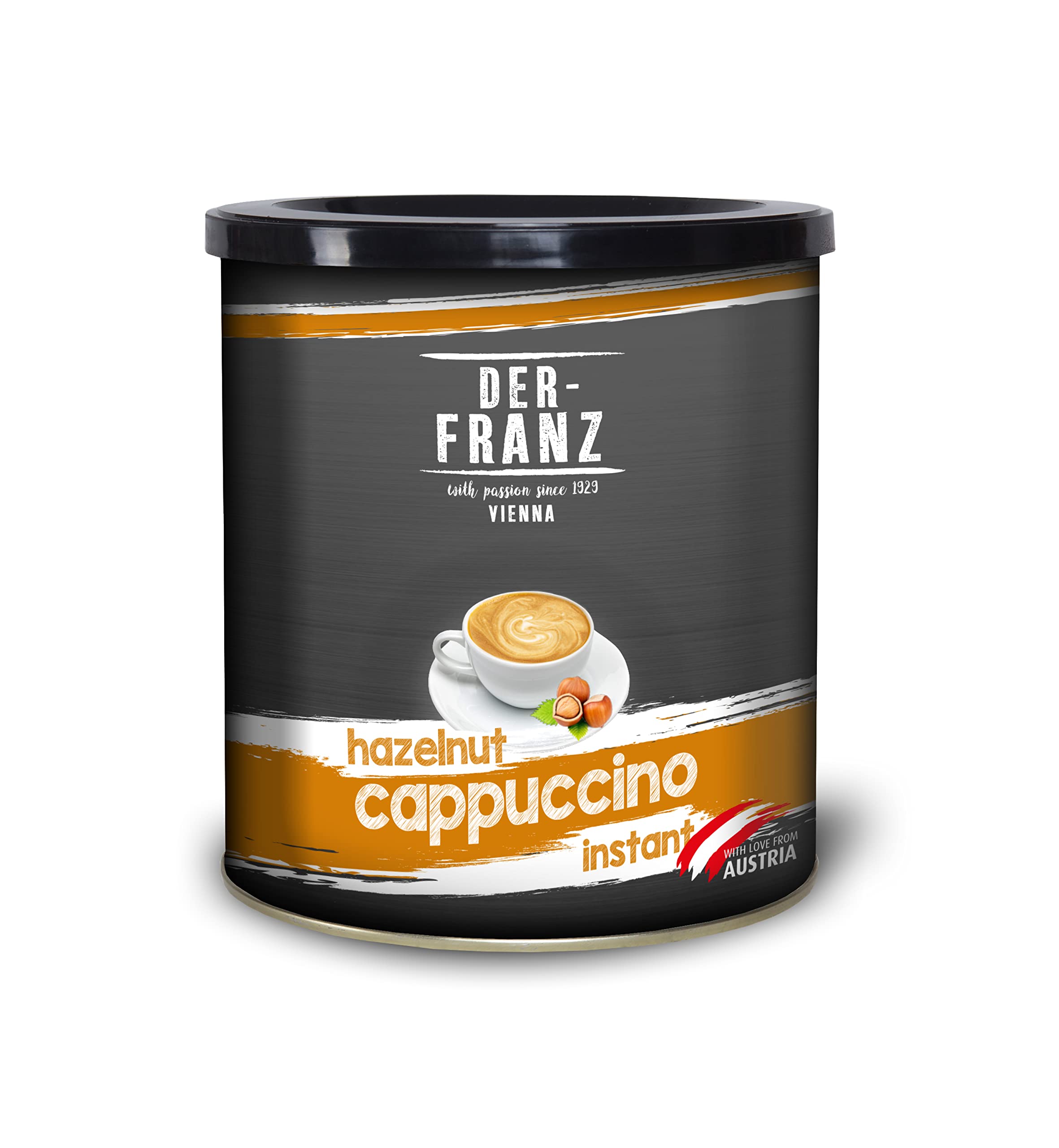 Der-Franz Instant Cappuccino with Hazelnut Flavor, 500g