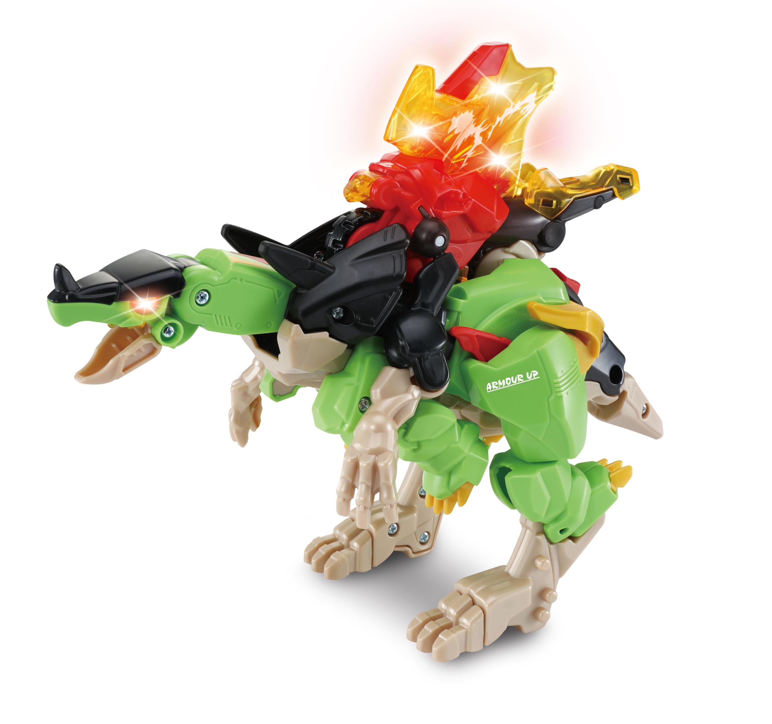 VTech Switch & Go Dinos Armour Up Triceratops Spinosaurus - 2-in-1 Interactive Dino Toy for Ages 3-8 6