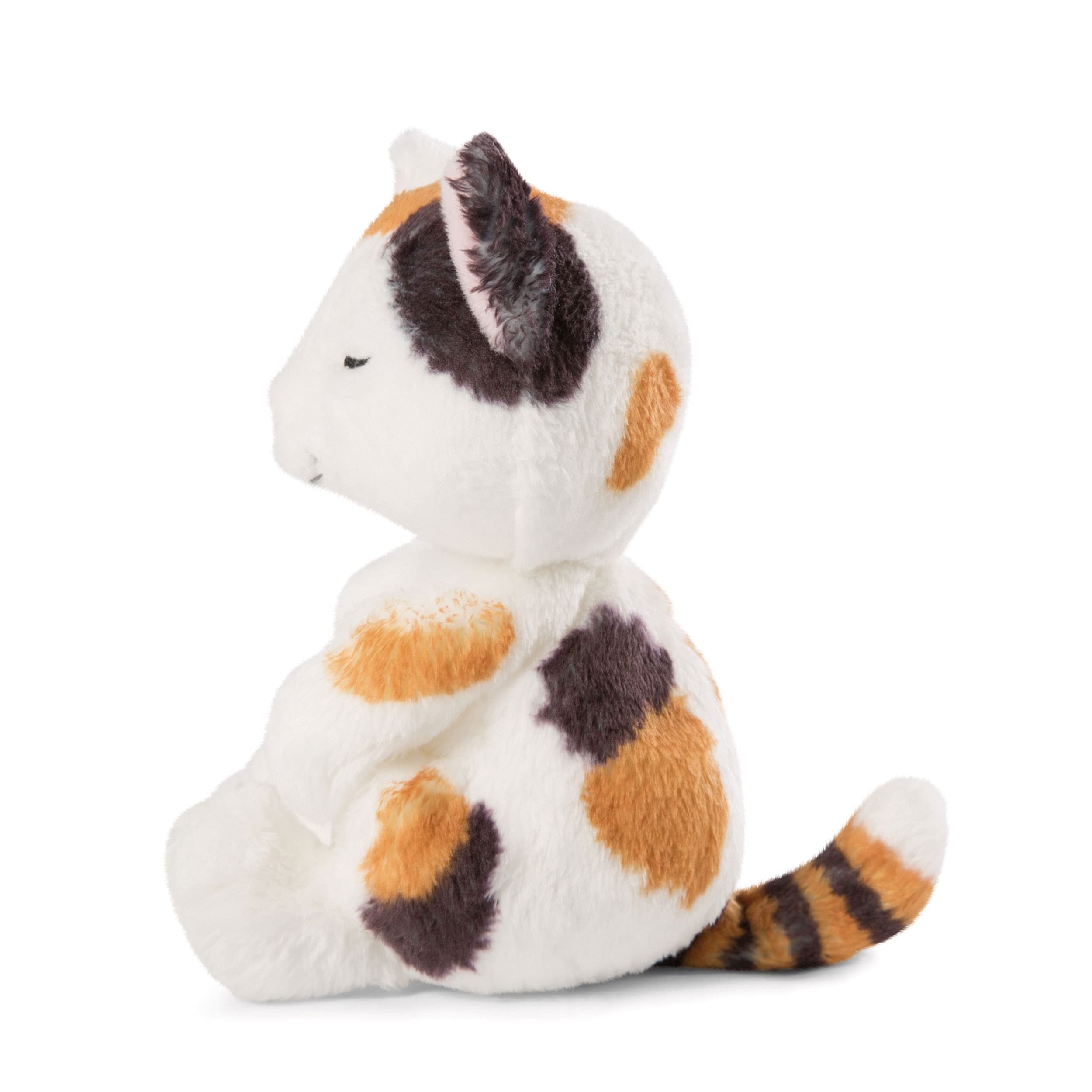 NICI Sleeping Kitties Plush Cat in Red-Pink Basket - 16 cm Cuddly Toy for Babies & Kids 5