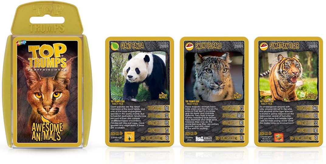 Tolles Kartenspiel „Top Trumps“ mit Tieren 4