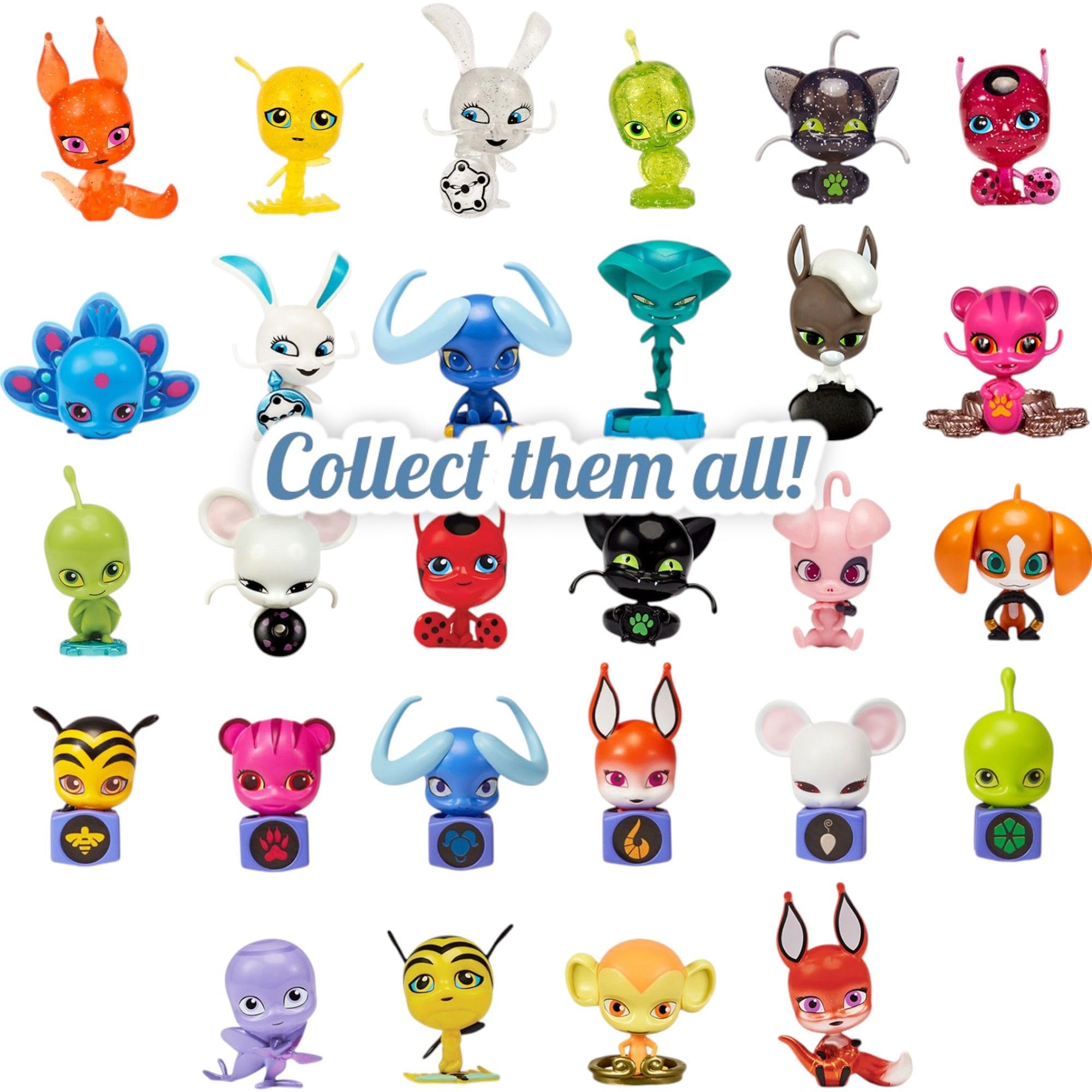 Miraculous Bandai Ladybug and Cat Noir Kwami Surprise 8 Pack - Collectible Plastic Figures for Kids 5