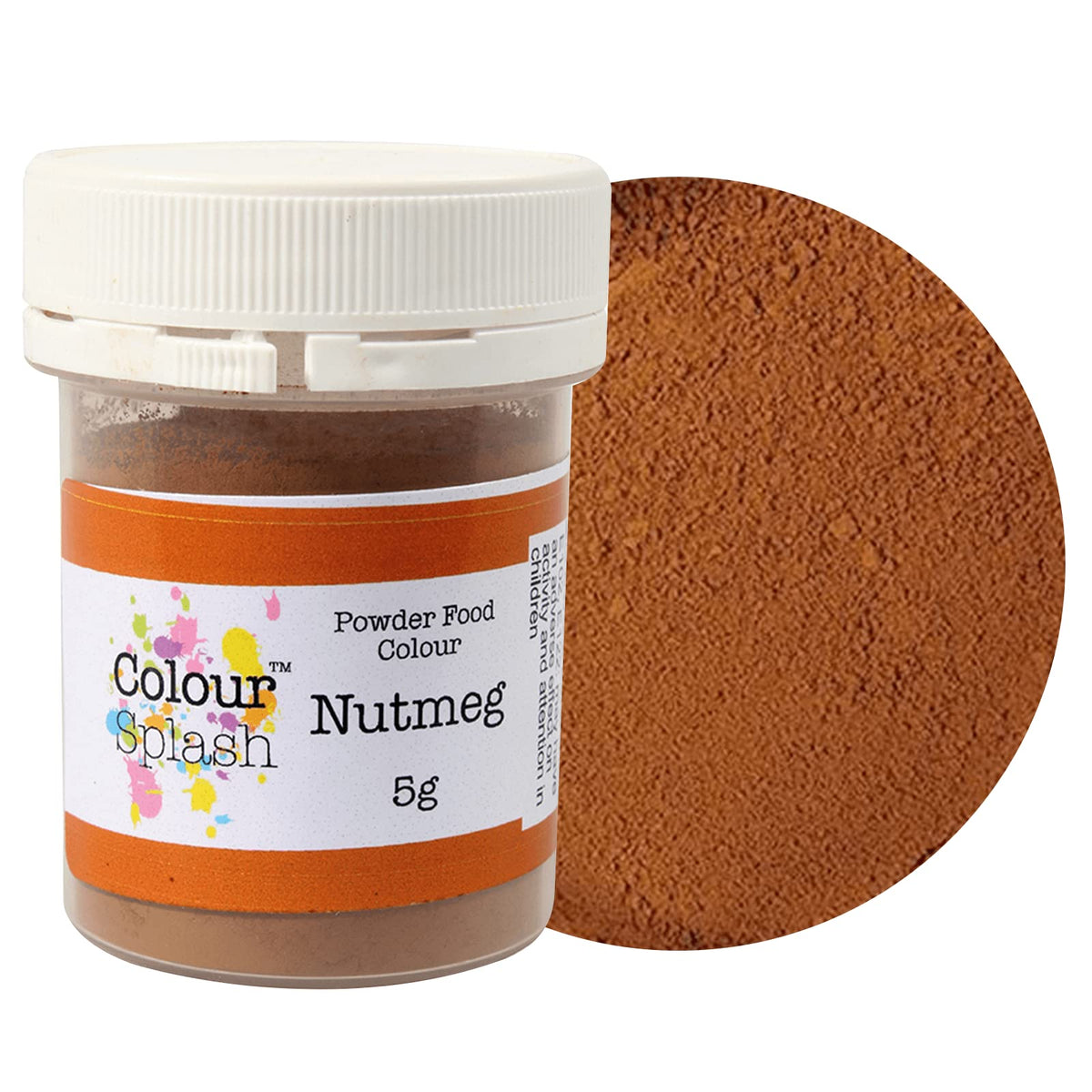 Colour Splash Food Colouring Dust Powder - Brown Matt Finish, Edible, 5g