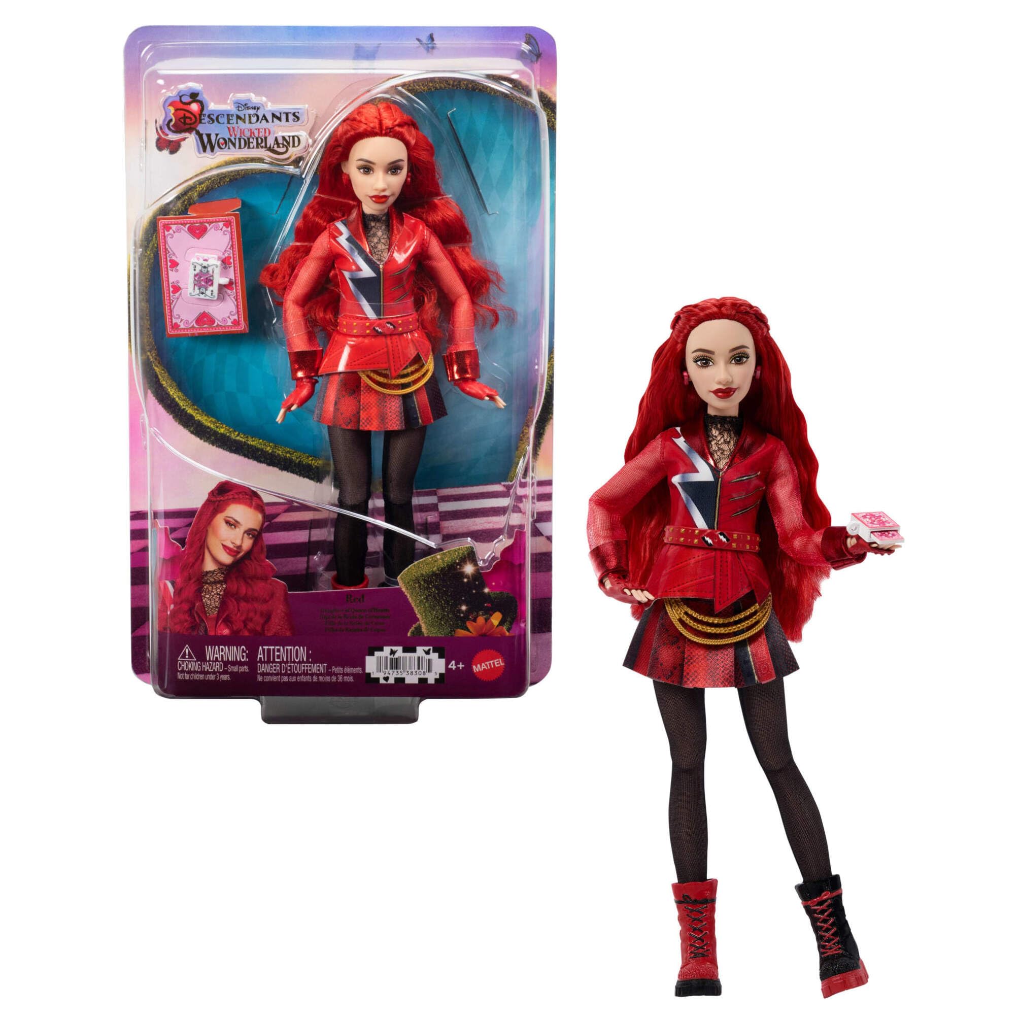Mattel Disney Descendants: Wicked Wonderland Red Fashion Doll - Ages 4+ | 11 Posable Joints | Multicolor