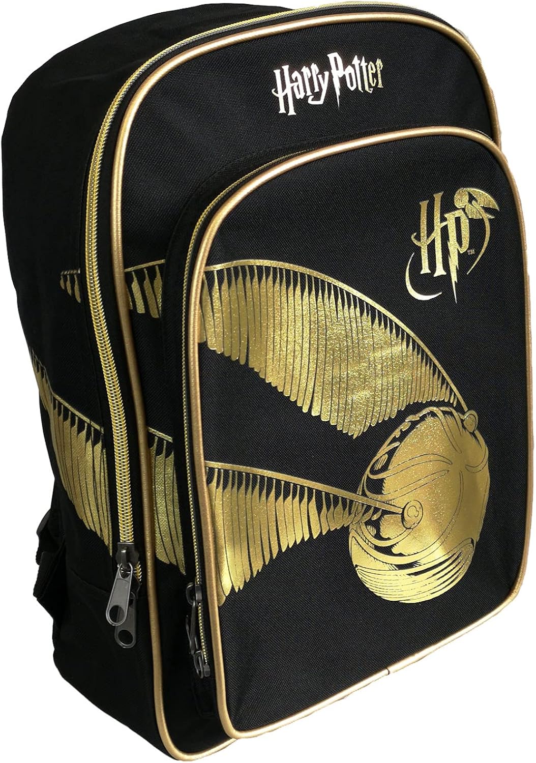 Groovy Harry Potter Golden Snitch Backpack, Black (93541)