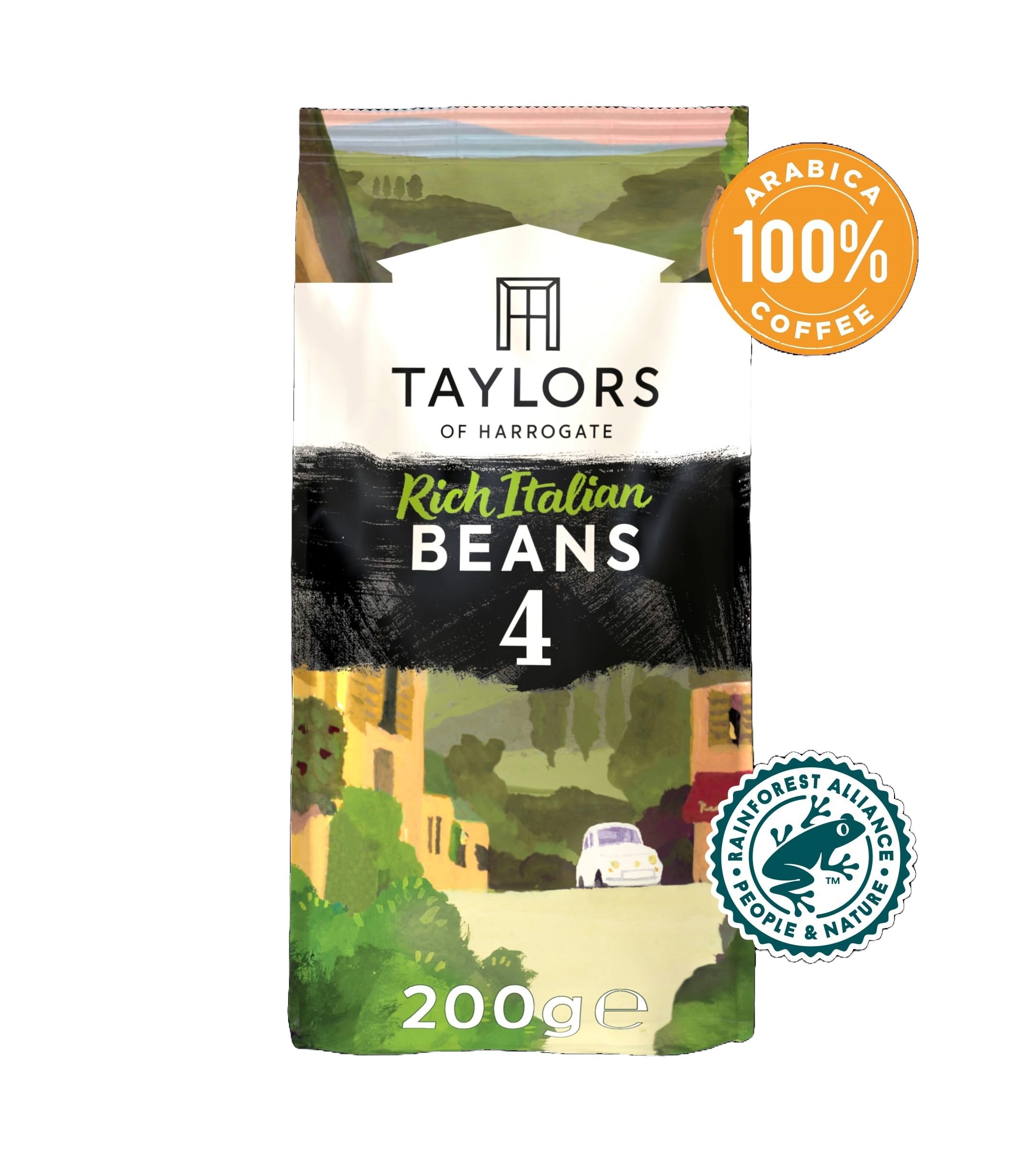 Taylors of Harrogate Reichhaltige italienische Kaffeebohnen, 200 g (6er-Packung – insgesamt 1,2 kg) 5